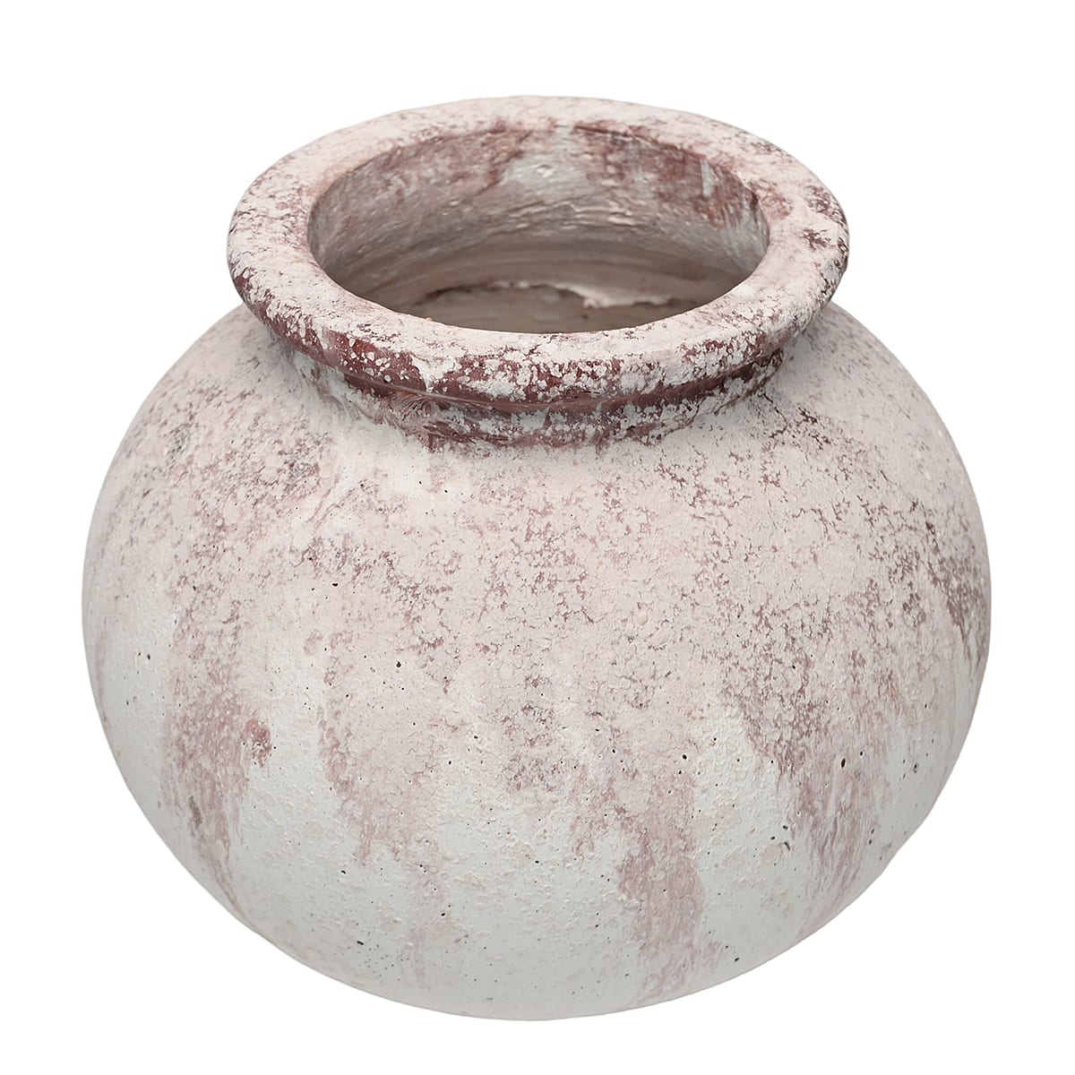 10.25" White-Washed Cement Pot by Ashland®