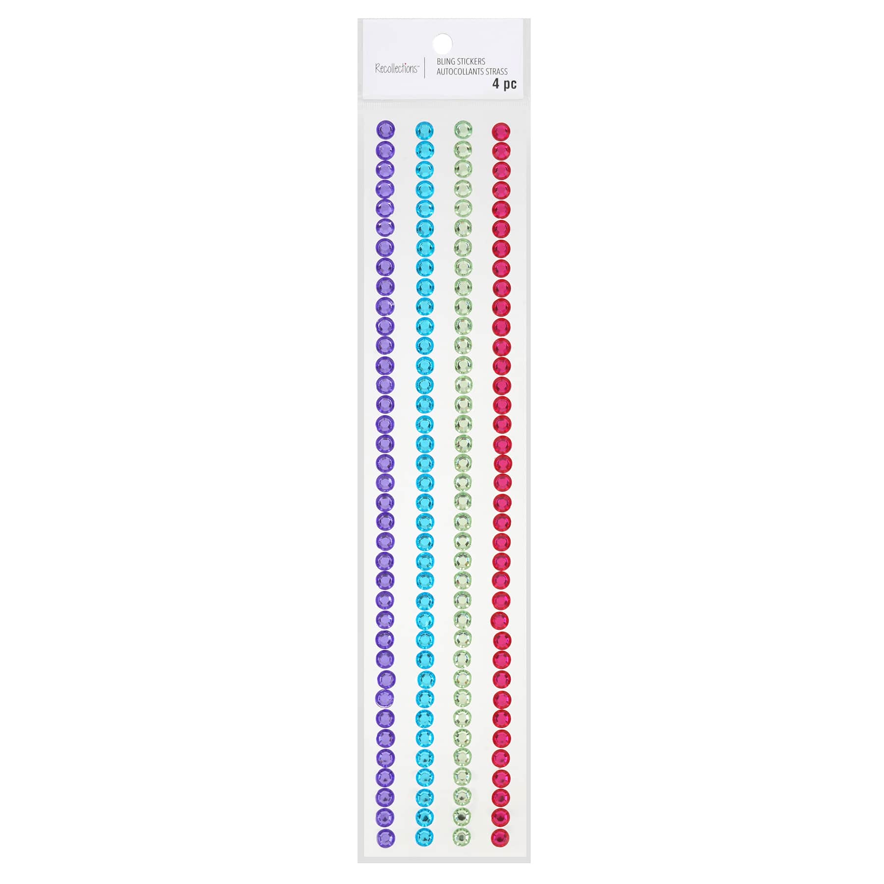 12 Packs: 4 ct. (48 total) Bright Rhinestone Borders by Recollections™