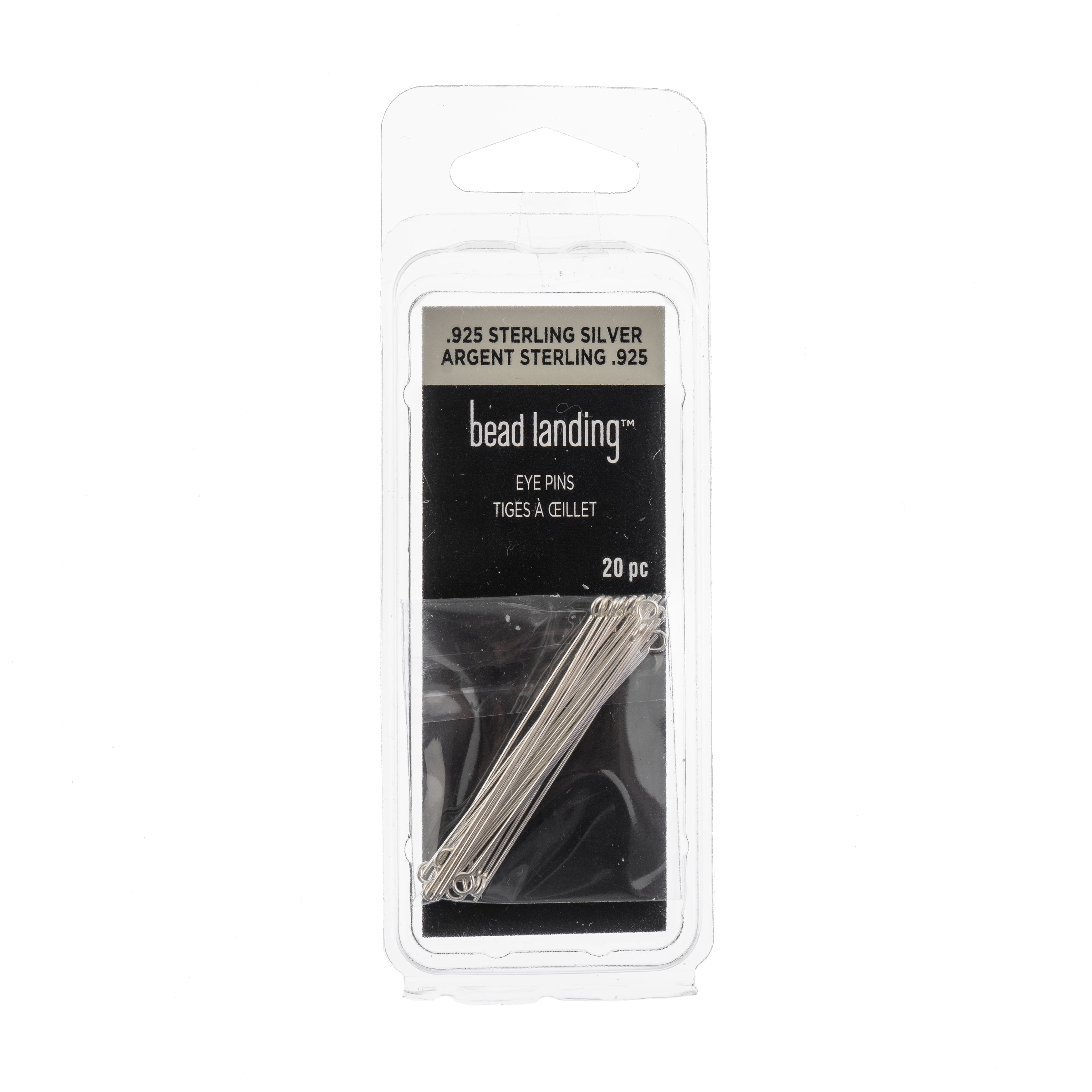 12 Packs: 20 ct. (240 total) 1.5'' Sterling Silver Eye Pins Findings by Bead Landing™