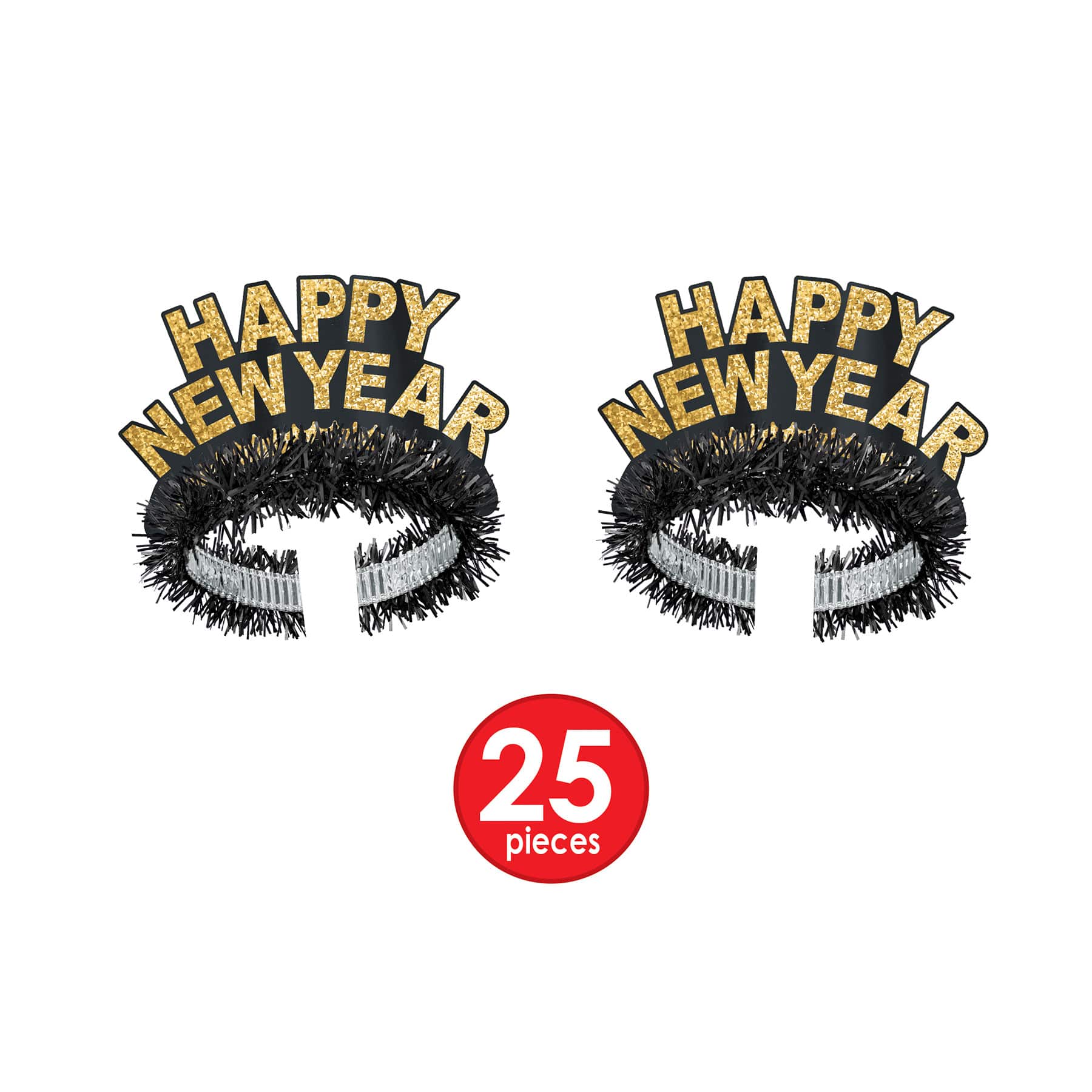 Beistle Black & Gold New Year Star Accessory Kit
