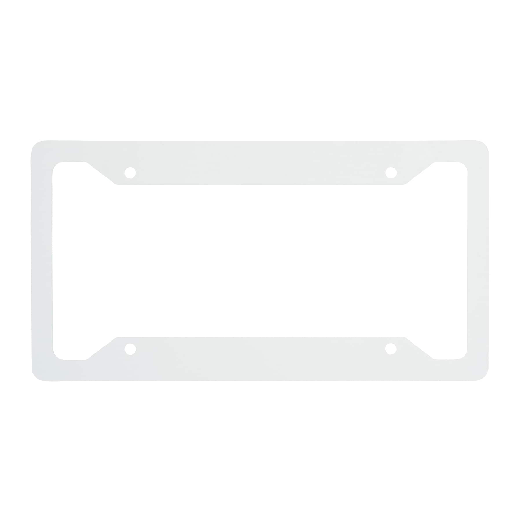 12 Pack: Sublimation License Plate Frame by Make Market®