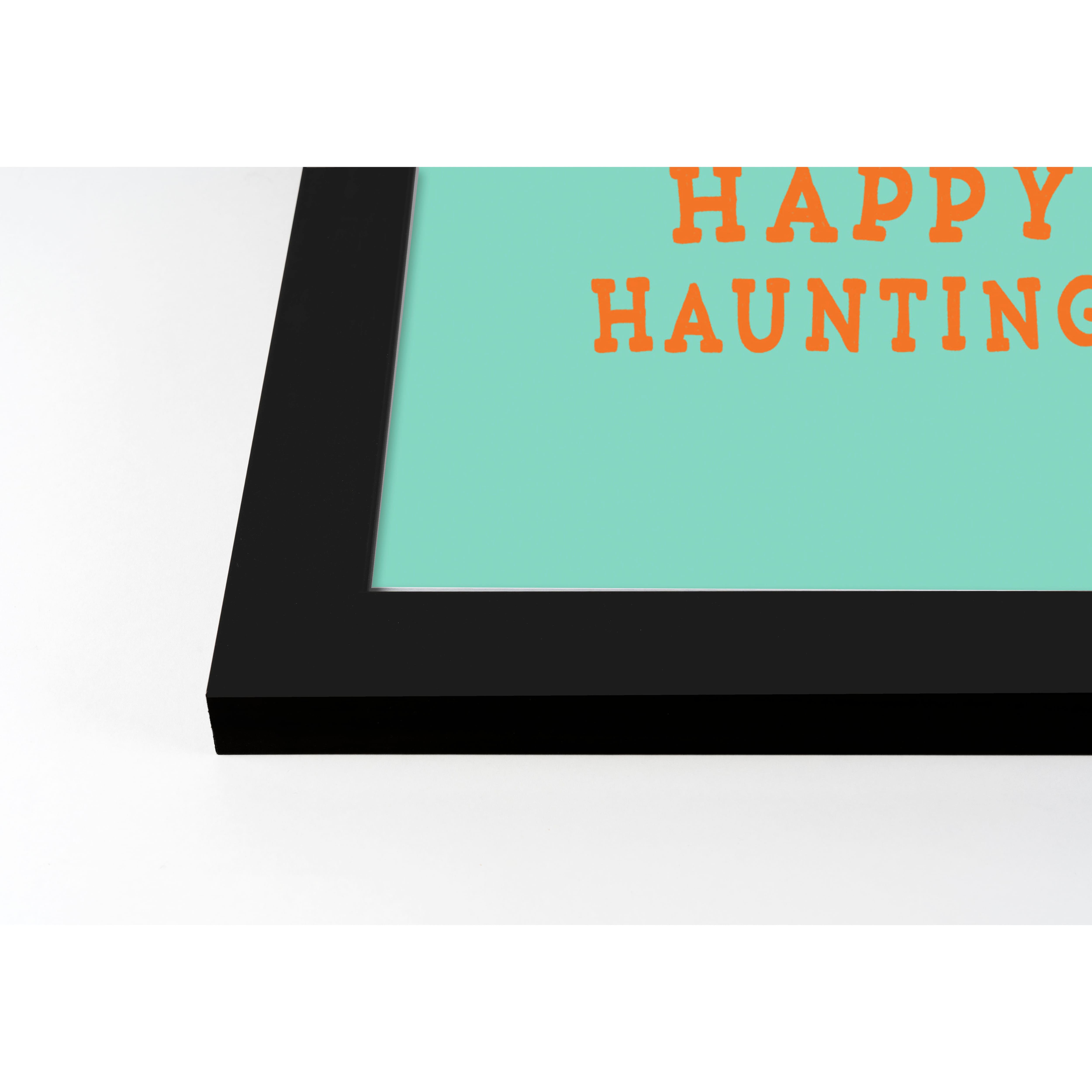 Haunting Vamp Black Framed Print Wall Art