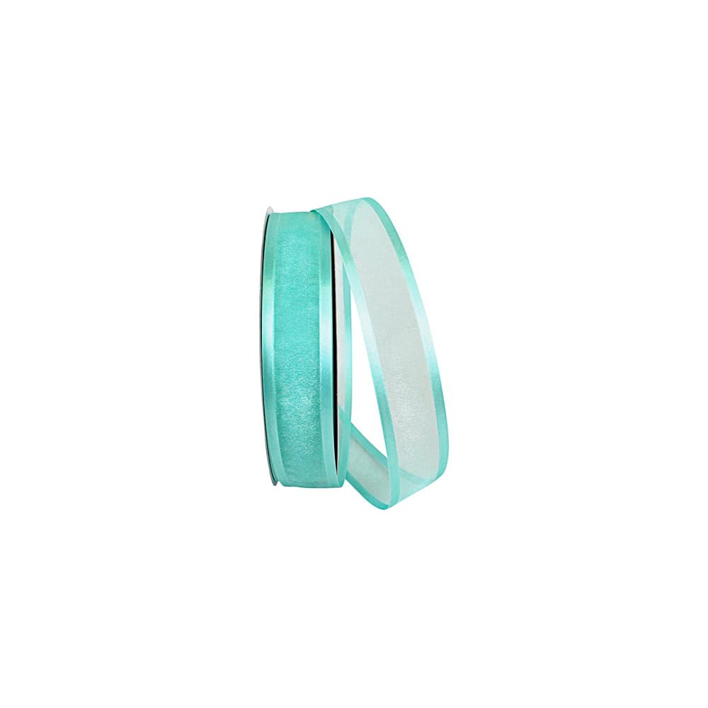 JAM Paper 5/8" x 100yd. Sheer Satin Edge Ribbon