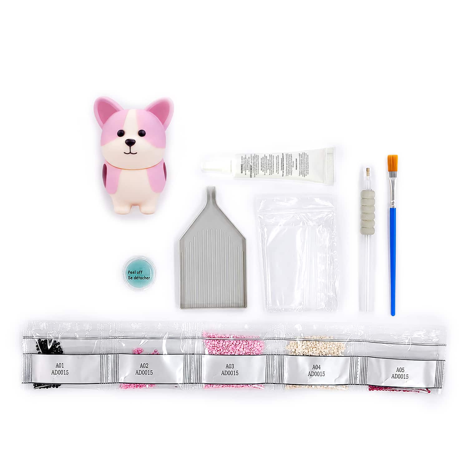 3.25" Dog Mystery Diamond Art Kit by Make Market®
