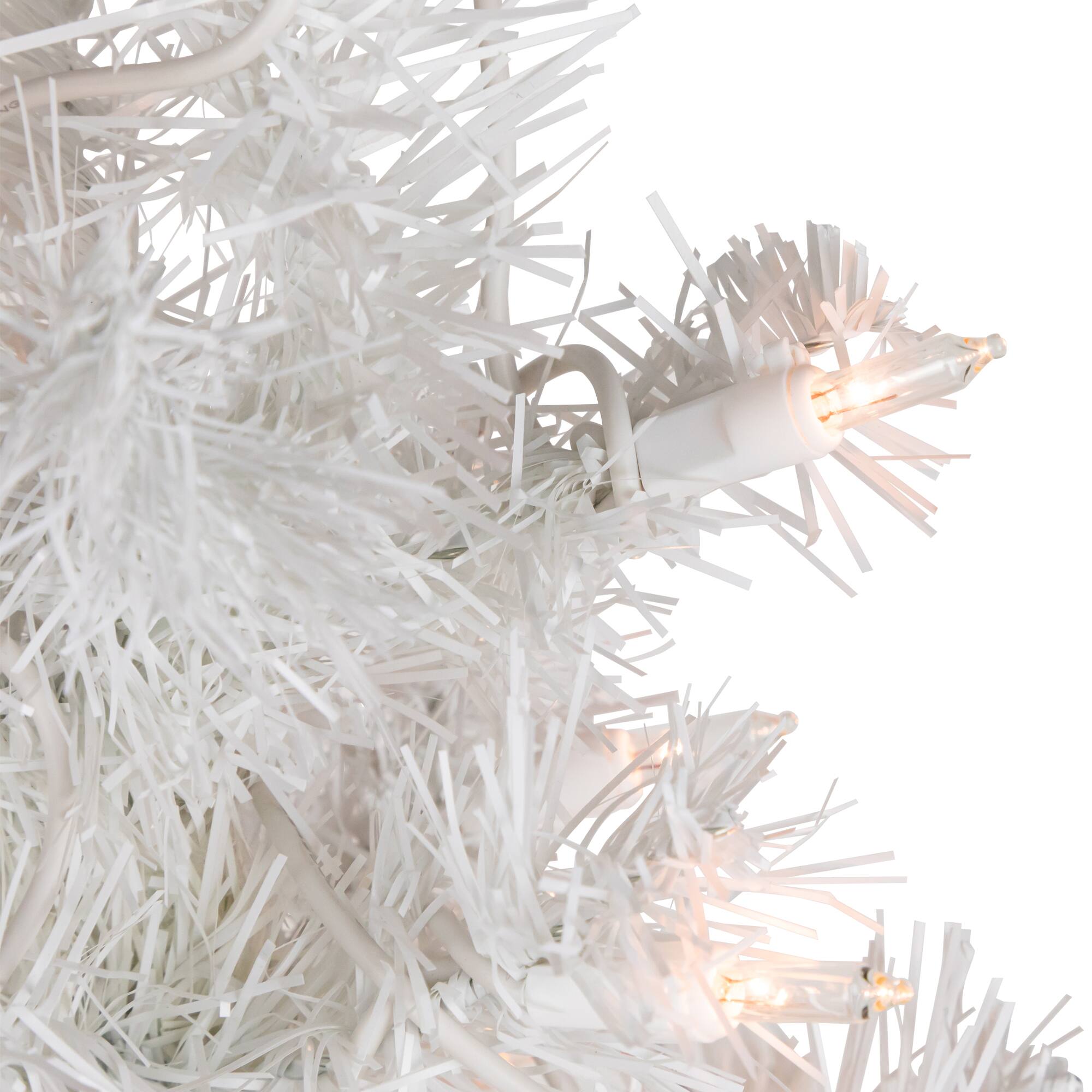 Northlight 2ft. Pre-Lit Slim Tinsel Artificial Christmas Tree
