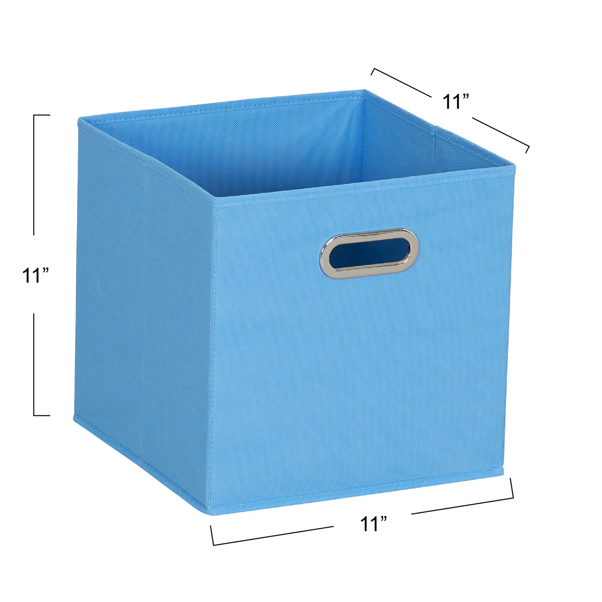 6 Pack Household Essentials 11" Fabric Storage Bins