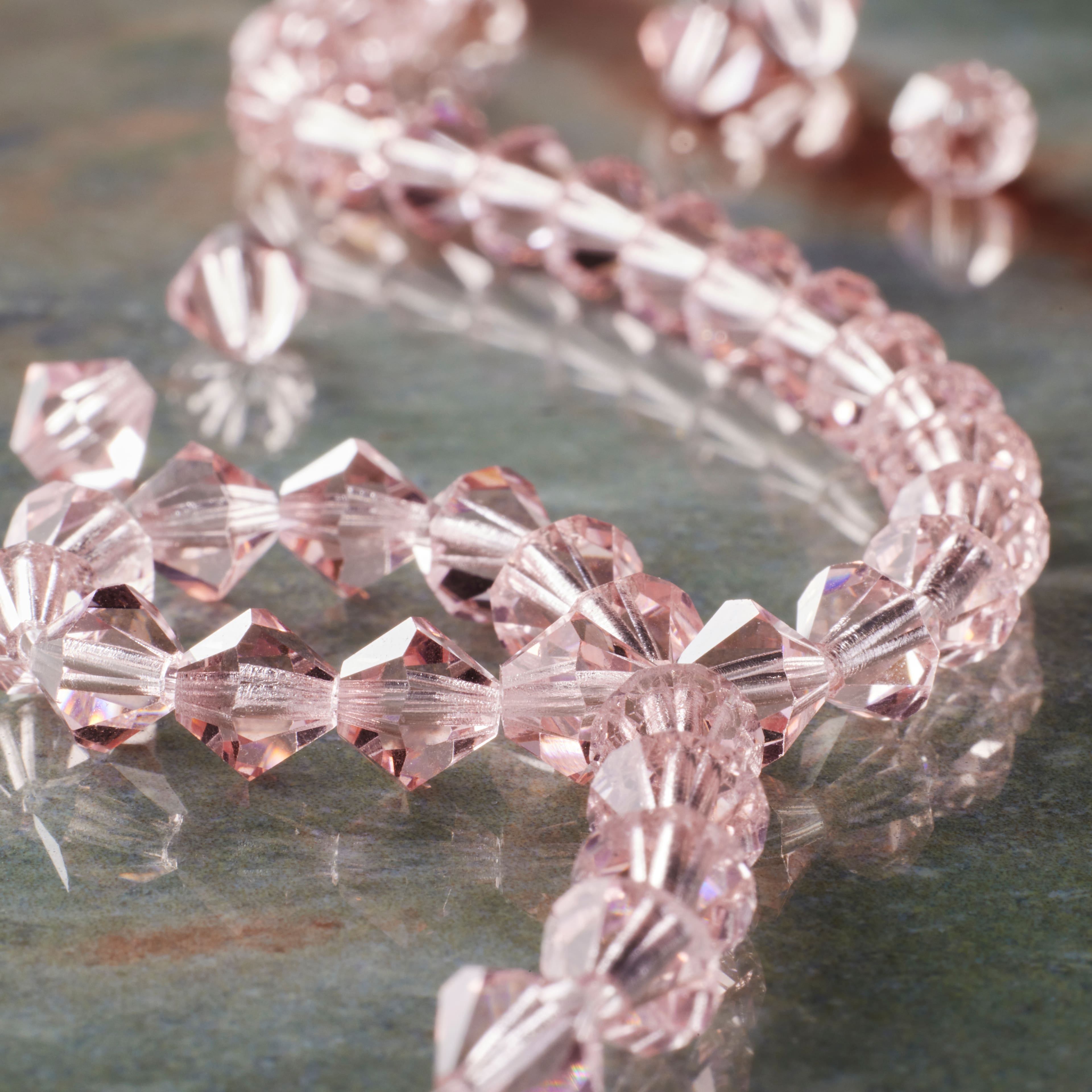 12 Pack: Preciosa Glass Crystal Bicone Beads, 6mm by Bead Landing™