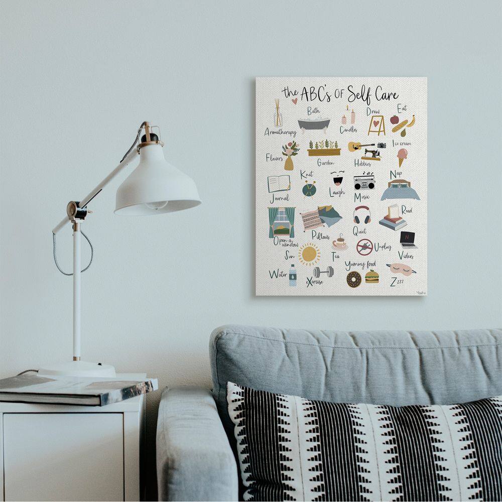 Stupell Industries ABCs of Self Care Wall Accent