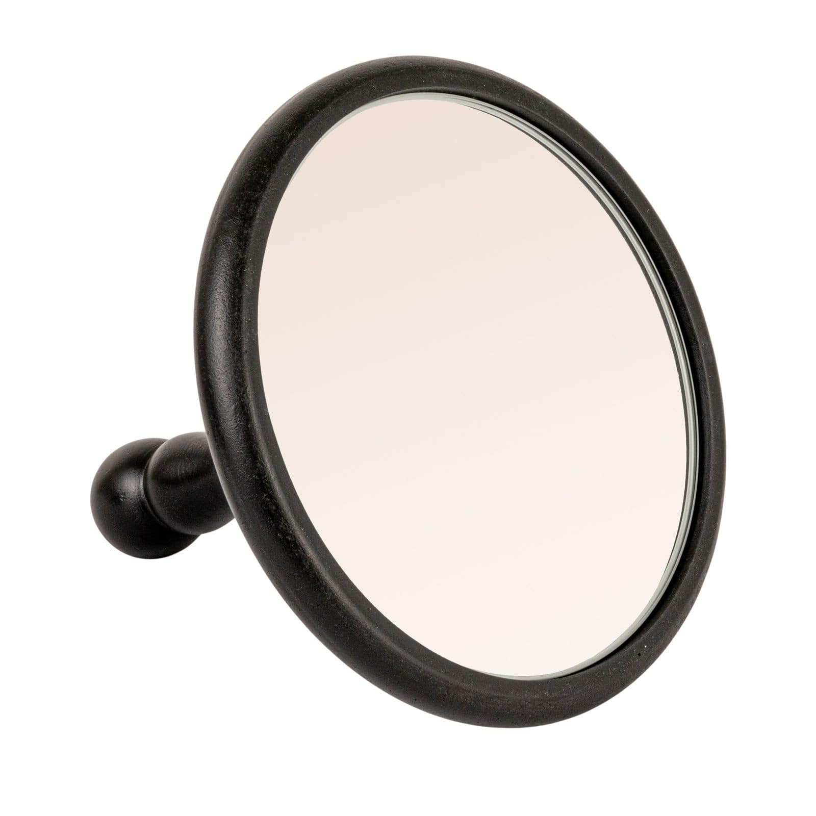 Hello Honey® 7.5" Black Wooden Table Mirror with Stand