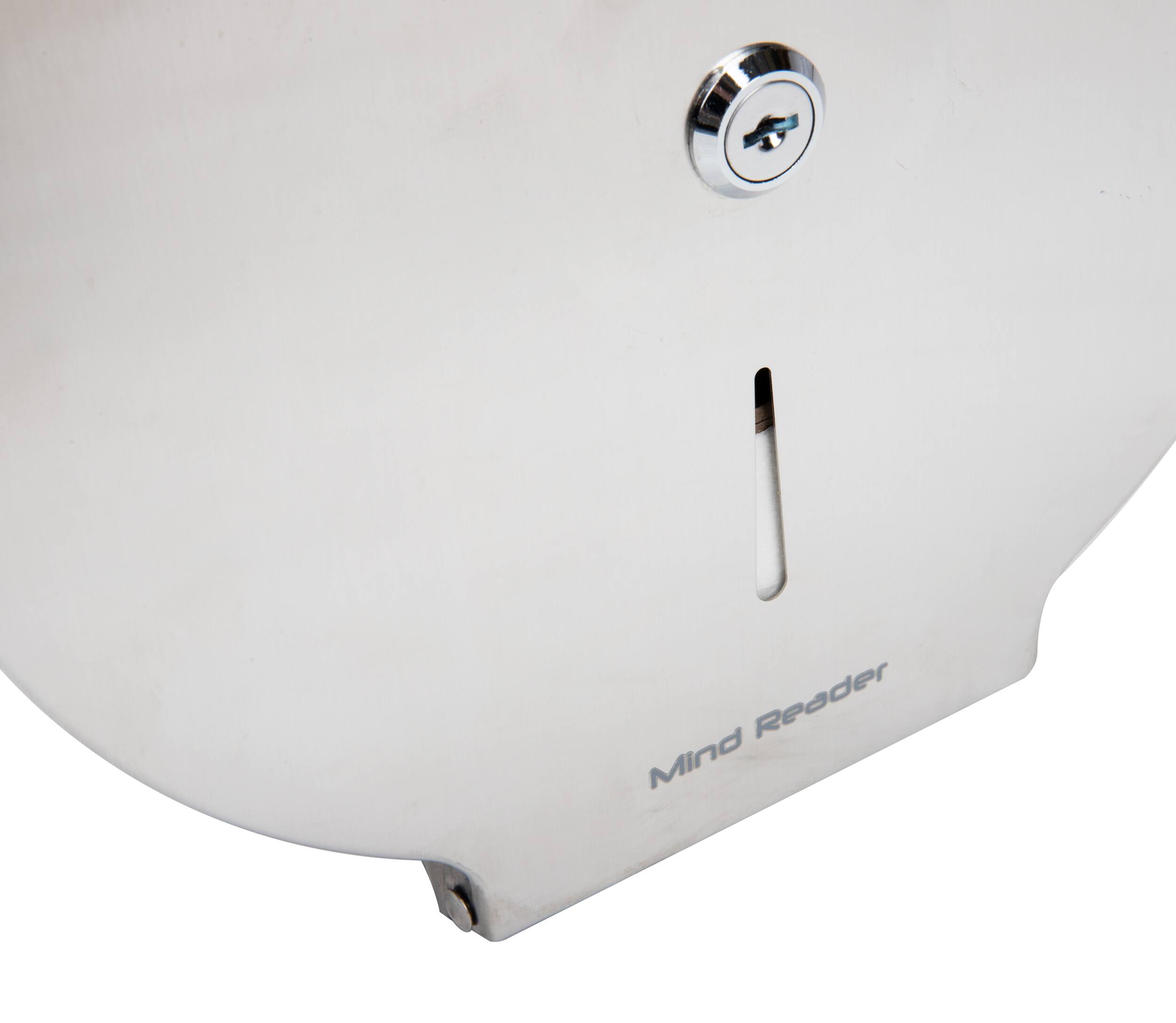 Mind Reader Commercial Wall Mounted Stainless Steel Toilet Roll Dispenser