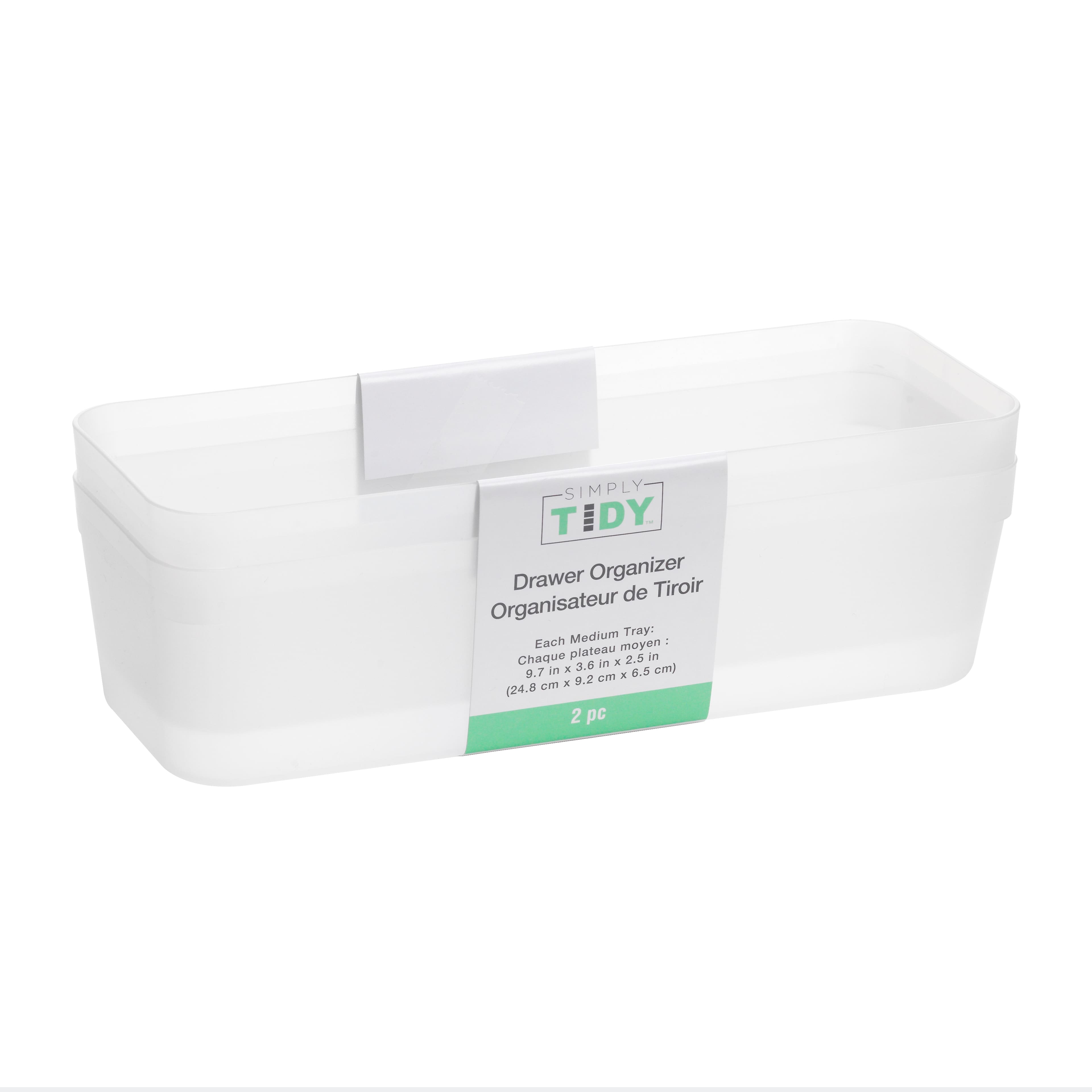 24 Packs: 2 ct. (48 total) Medium Drawer Trays by Simply Tidy™