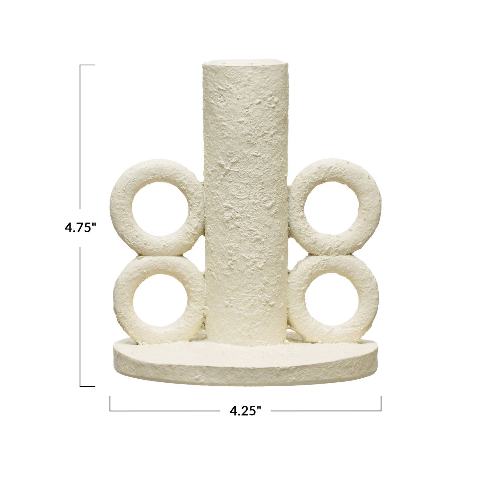 Hello Honey® 5'' Volcano Finish Taper Candle Holder