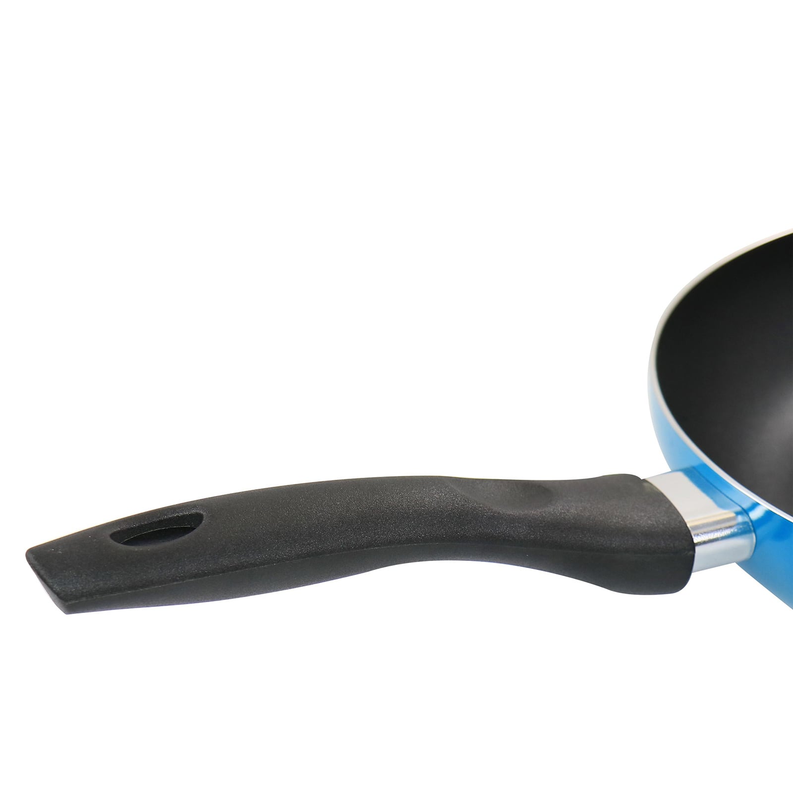 Gibson Home® 8" & 10'' Blue Aluminum Frying Pan Set
