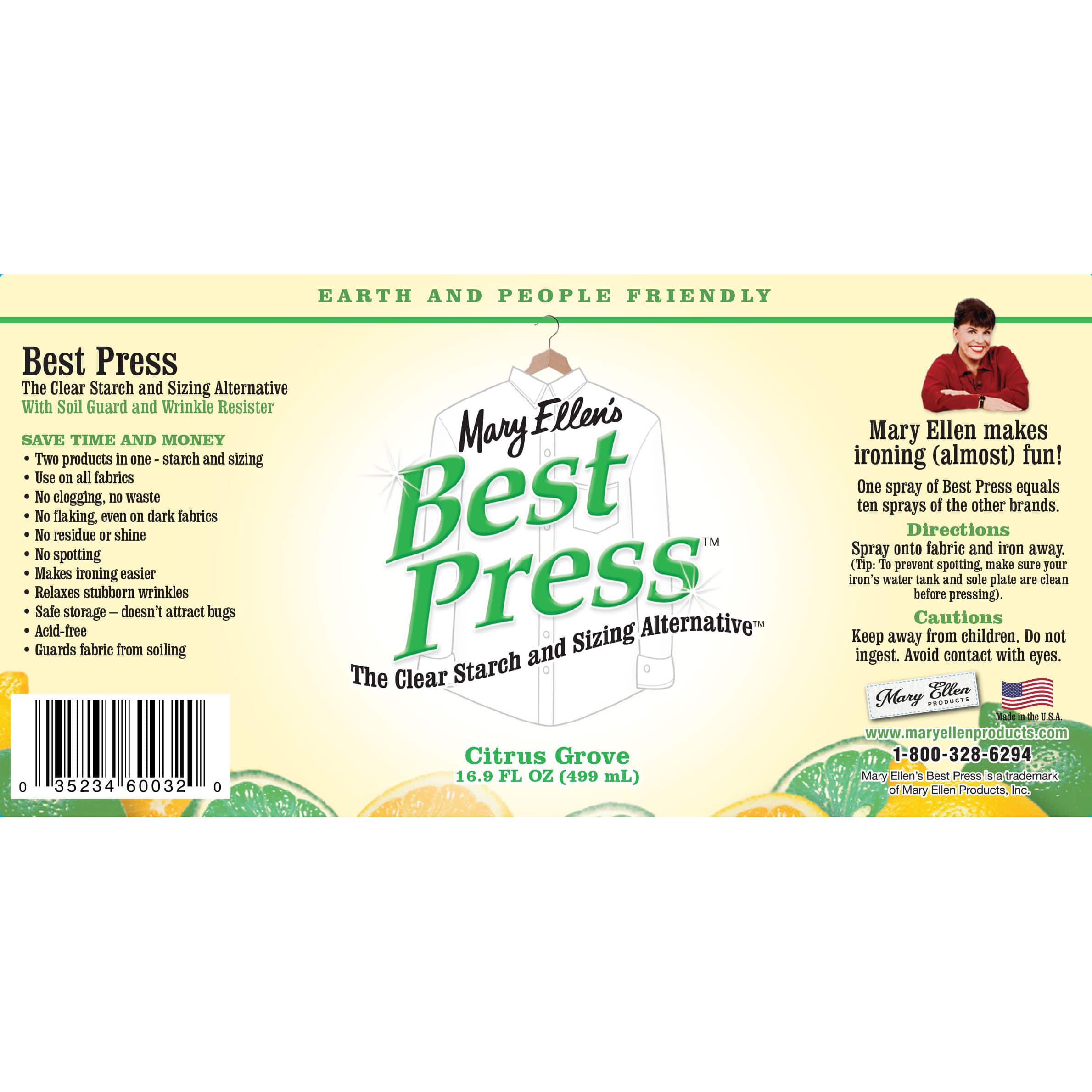 Mary Ellen's Best Press™ 16.9oz. Clear Starch & Sizing Alternative