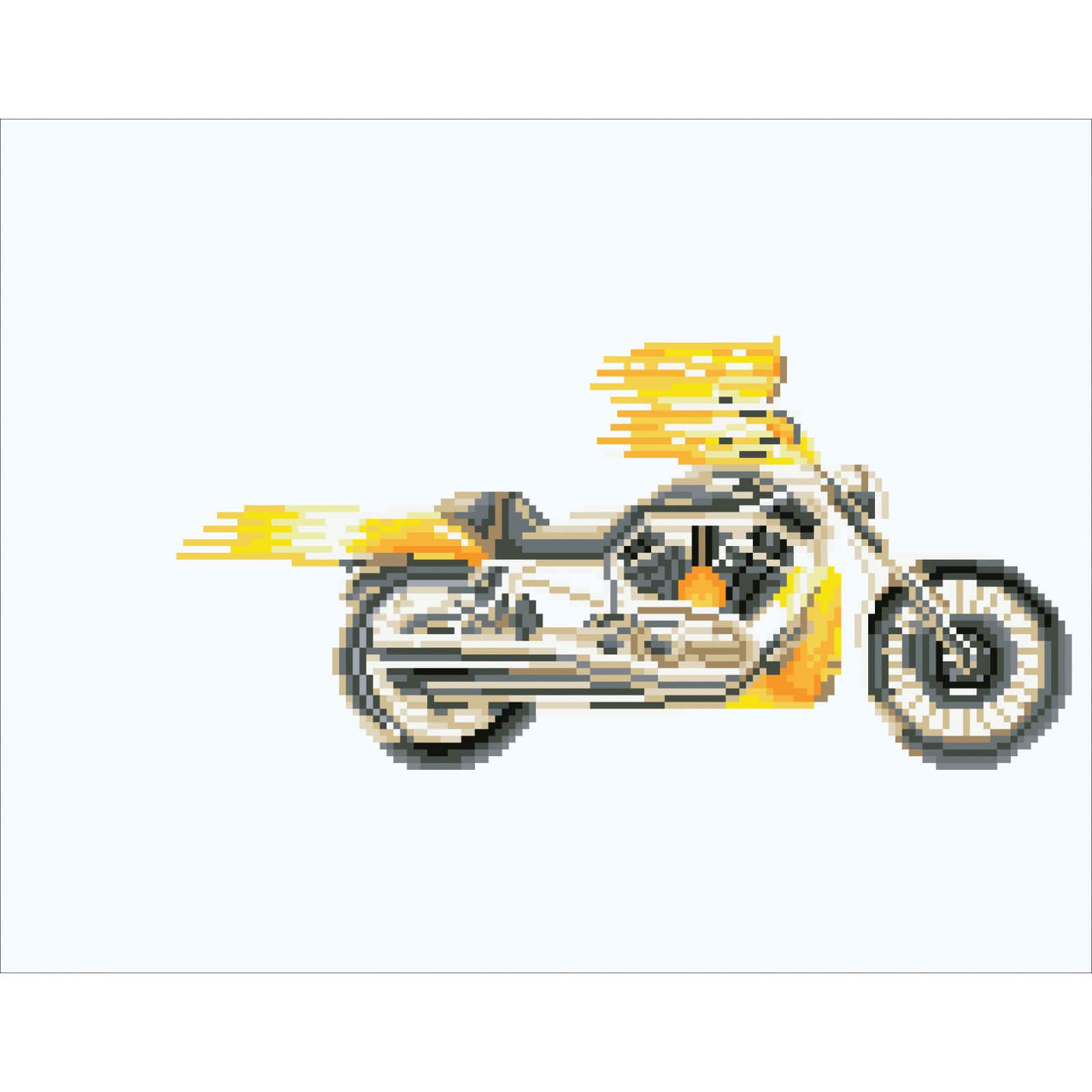 Diamond Dotz® Burning Rubber Diamond Painting Kit