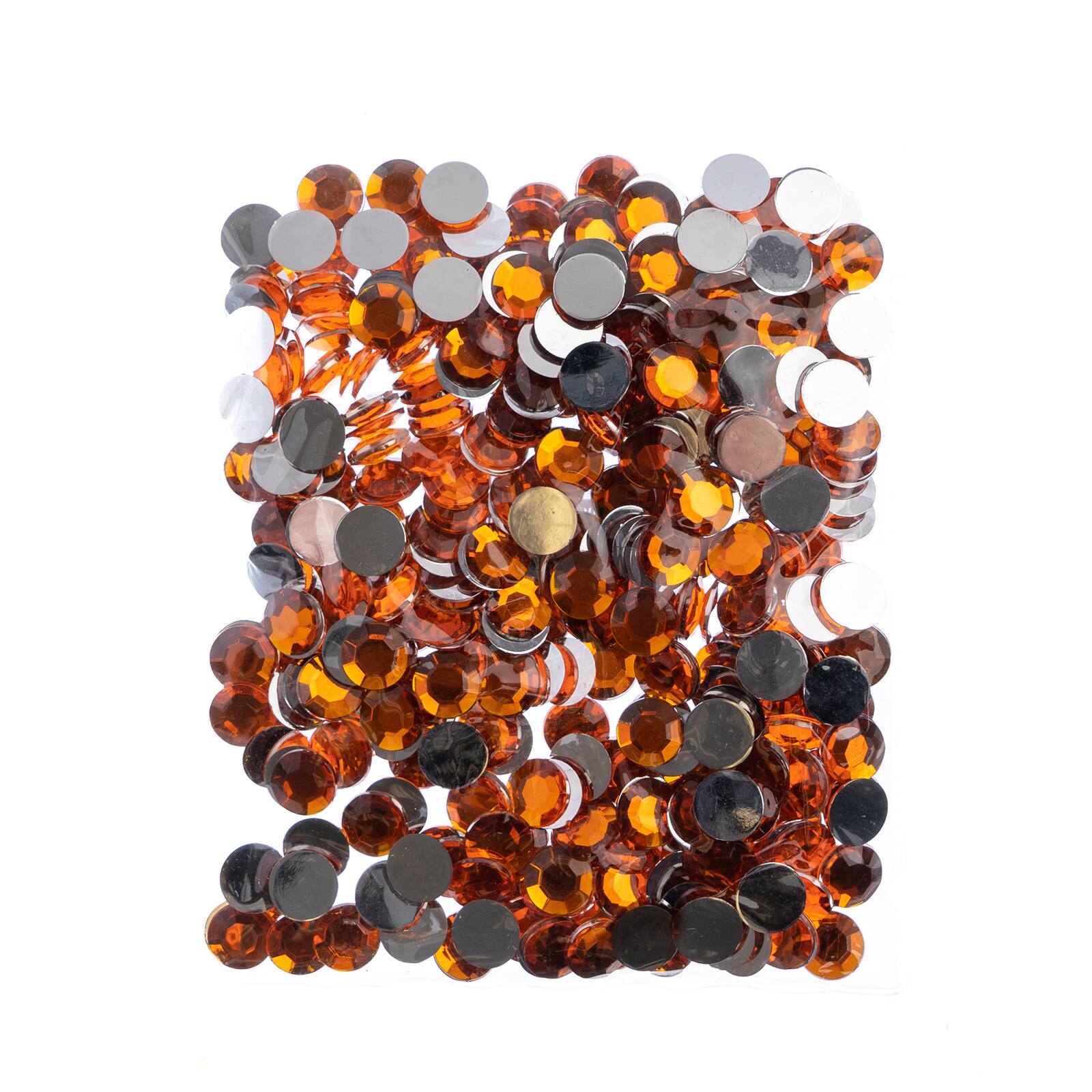 John Bead 12mm Acrylic Round Flat Back Rhinestones, 400ct.