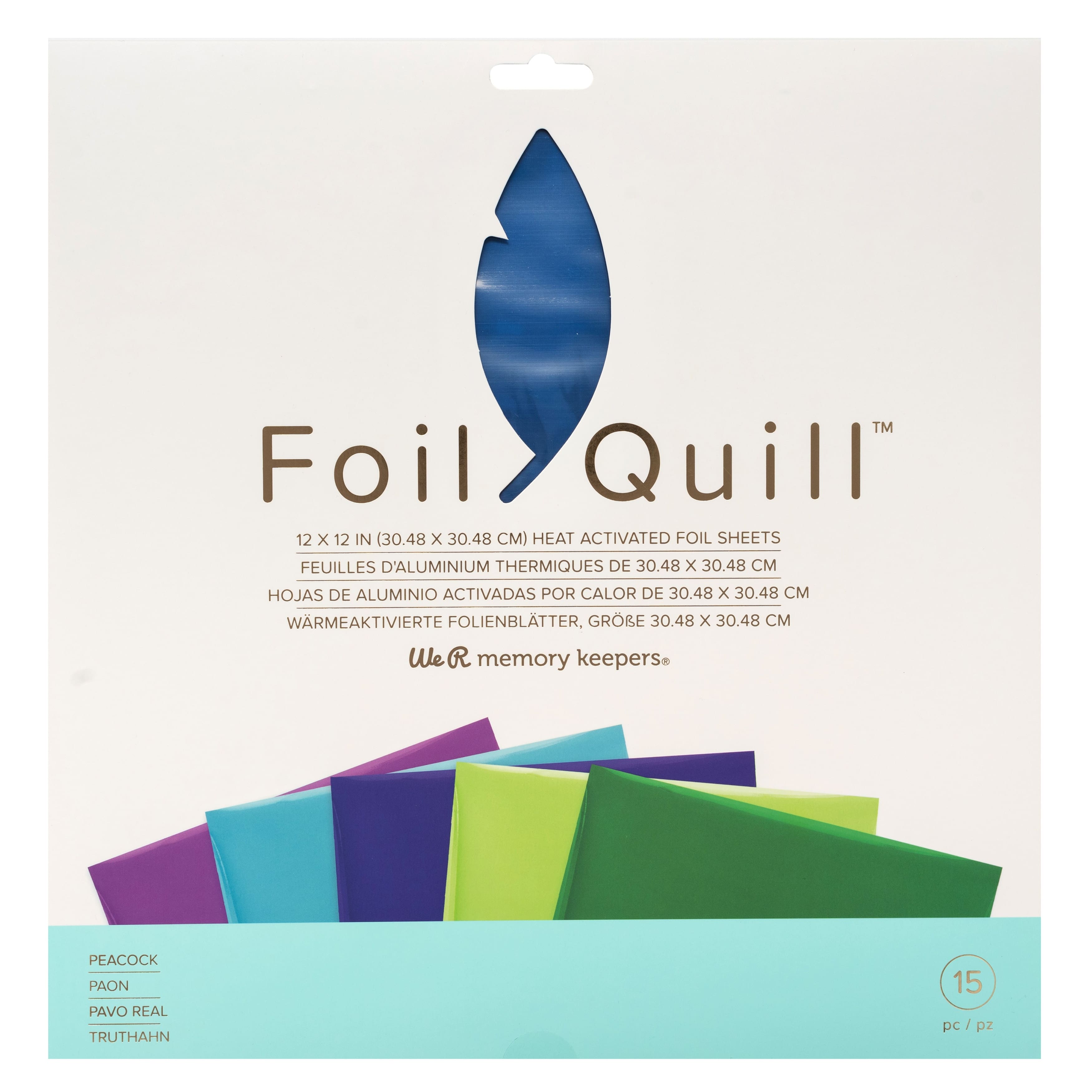 We R Memory Keepers® 12" x 12" Foil Quill™ Heat Activated Foil Sheets, 15ct.