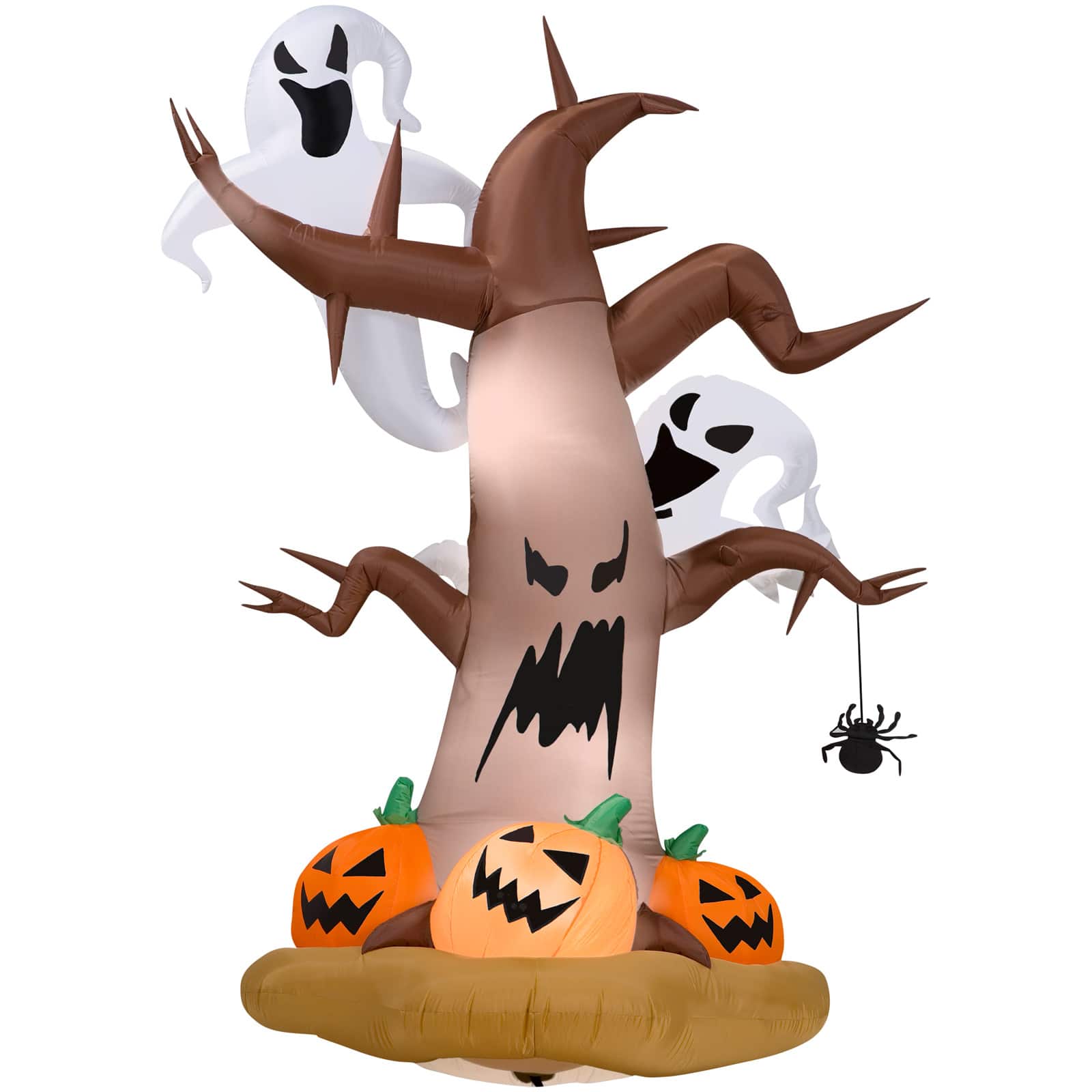 8ft. Airblown® Inflatable Halloween Dead Tree With Ghosts And Pumpkins 