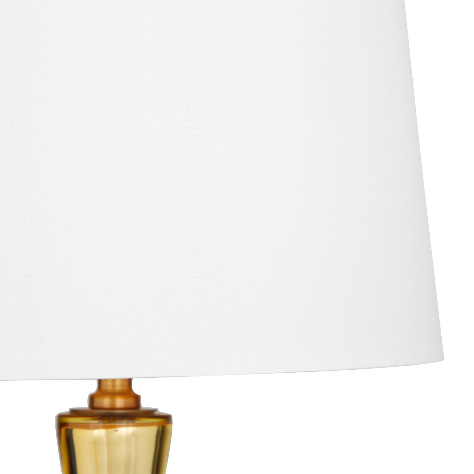 Gold Glass Glam Accent Lamp, 15" x 15" x 27"