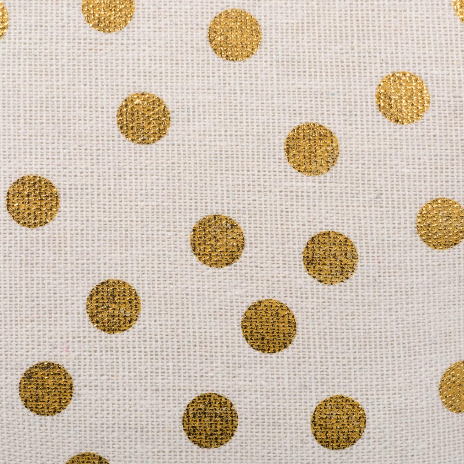 DII® Medium Round Gold Dots Polyester Bin