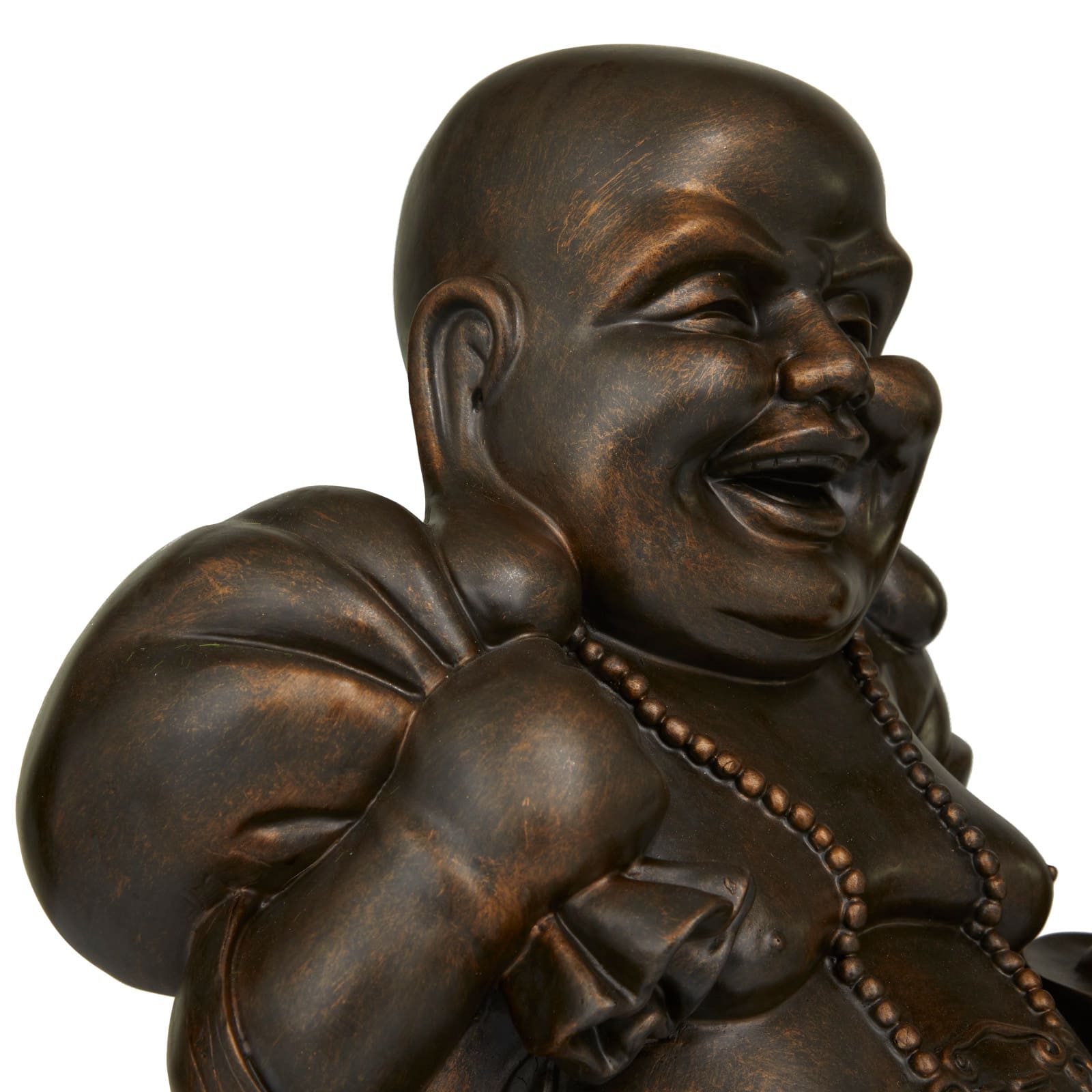 Copper Polystone Bohemian Sculpture, Set of 17" x 11" x 8"