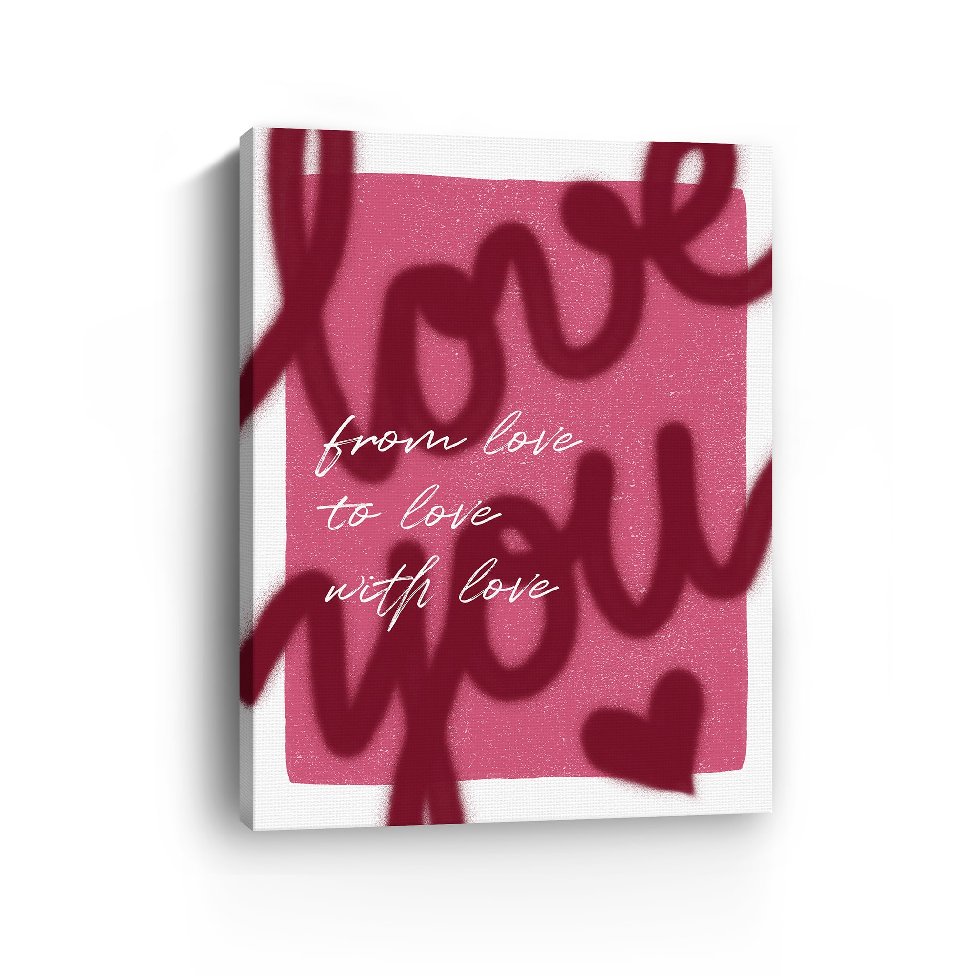 Love U Canvas Giclée Art