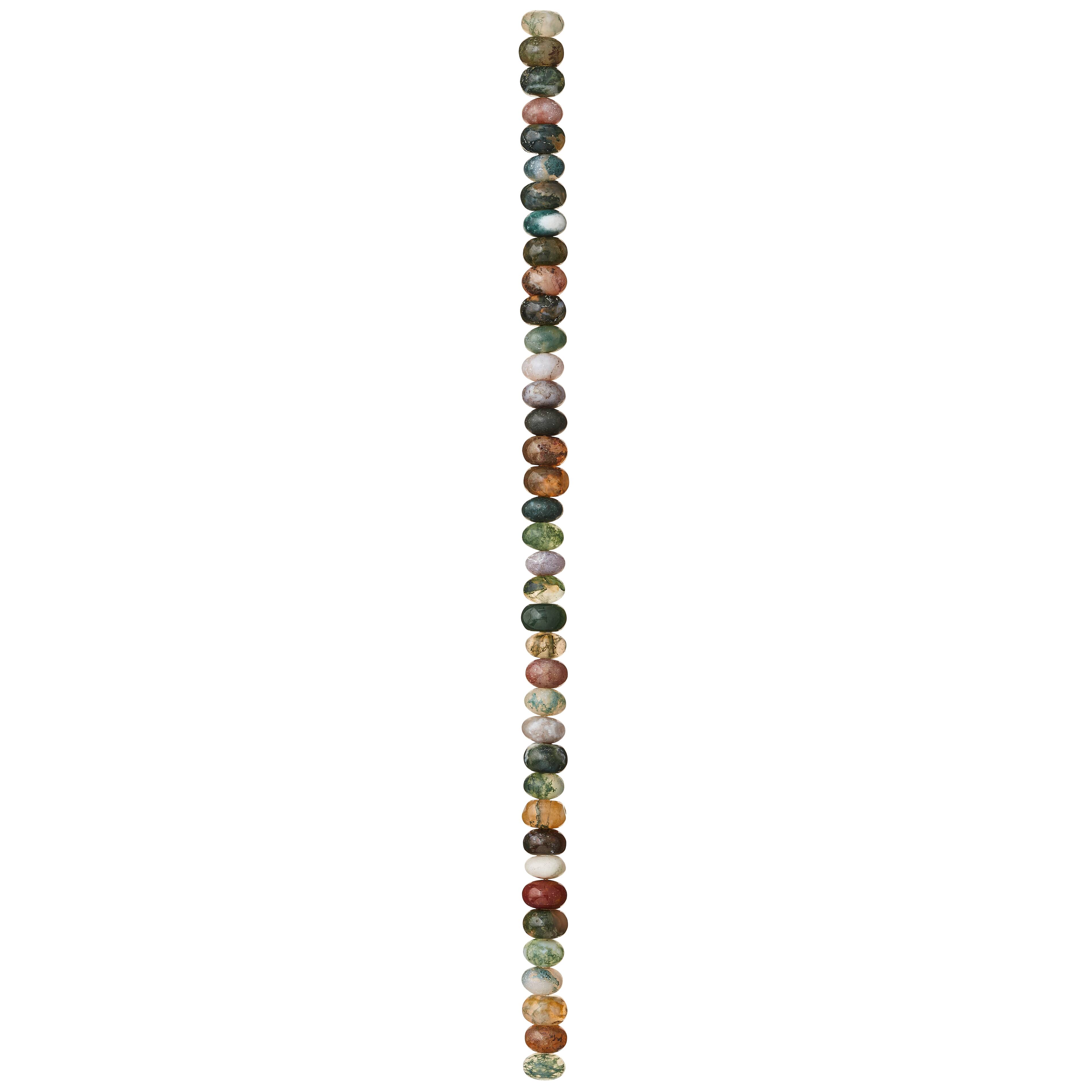Multicolored Jasper Rondelle Beads, 6mm by Bead Landing™