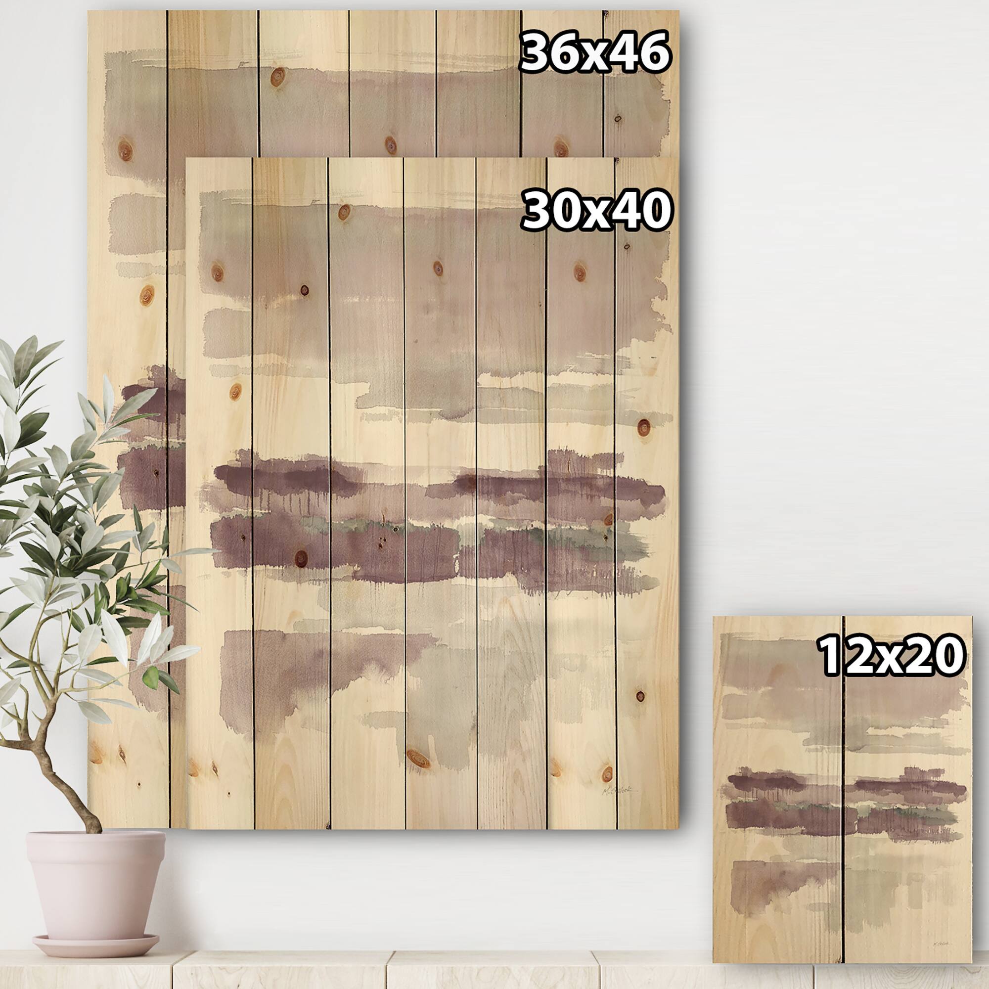 Designart - Purple Amethyst Wetlands