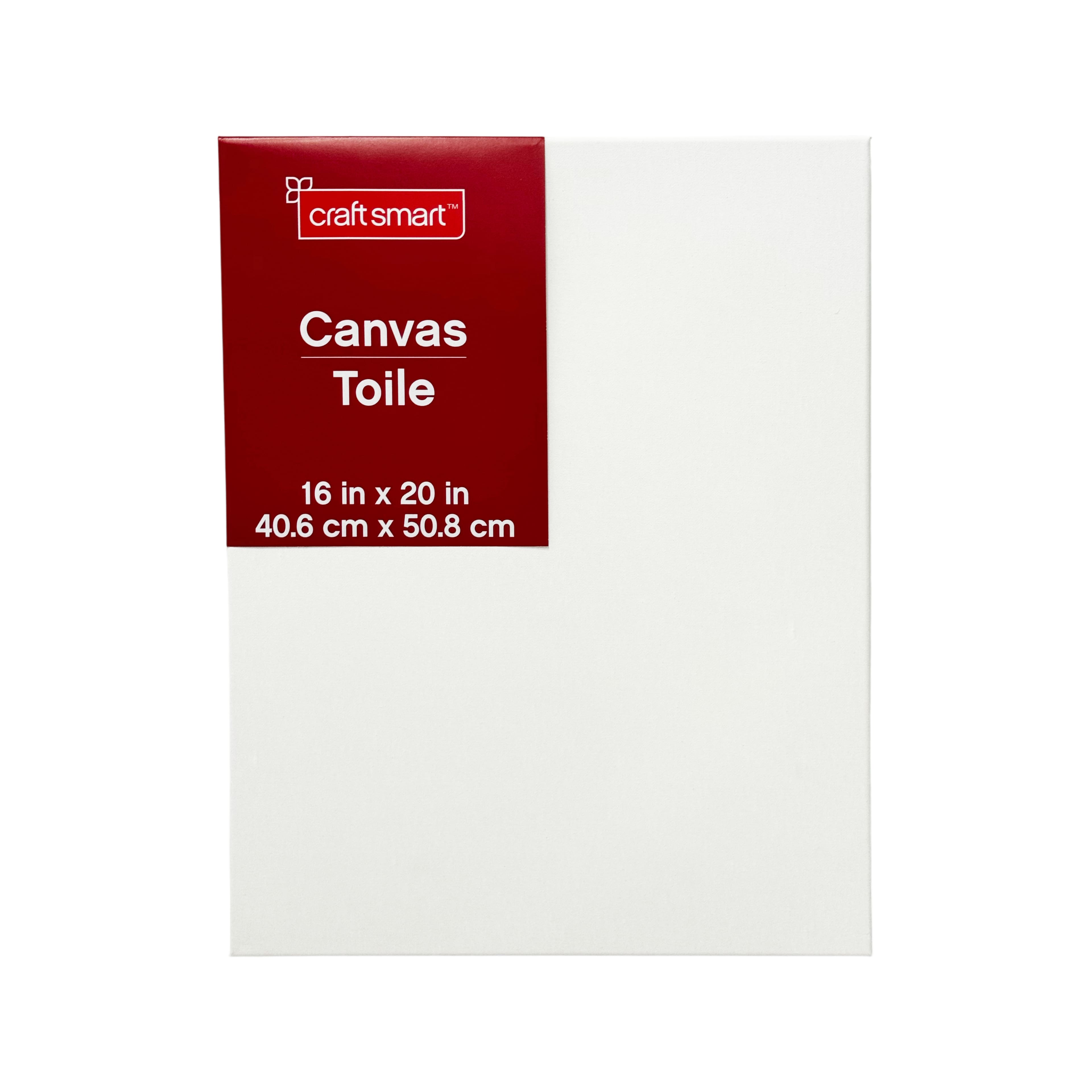 White Cotton Duck Canvas by Craft Smart™