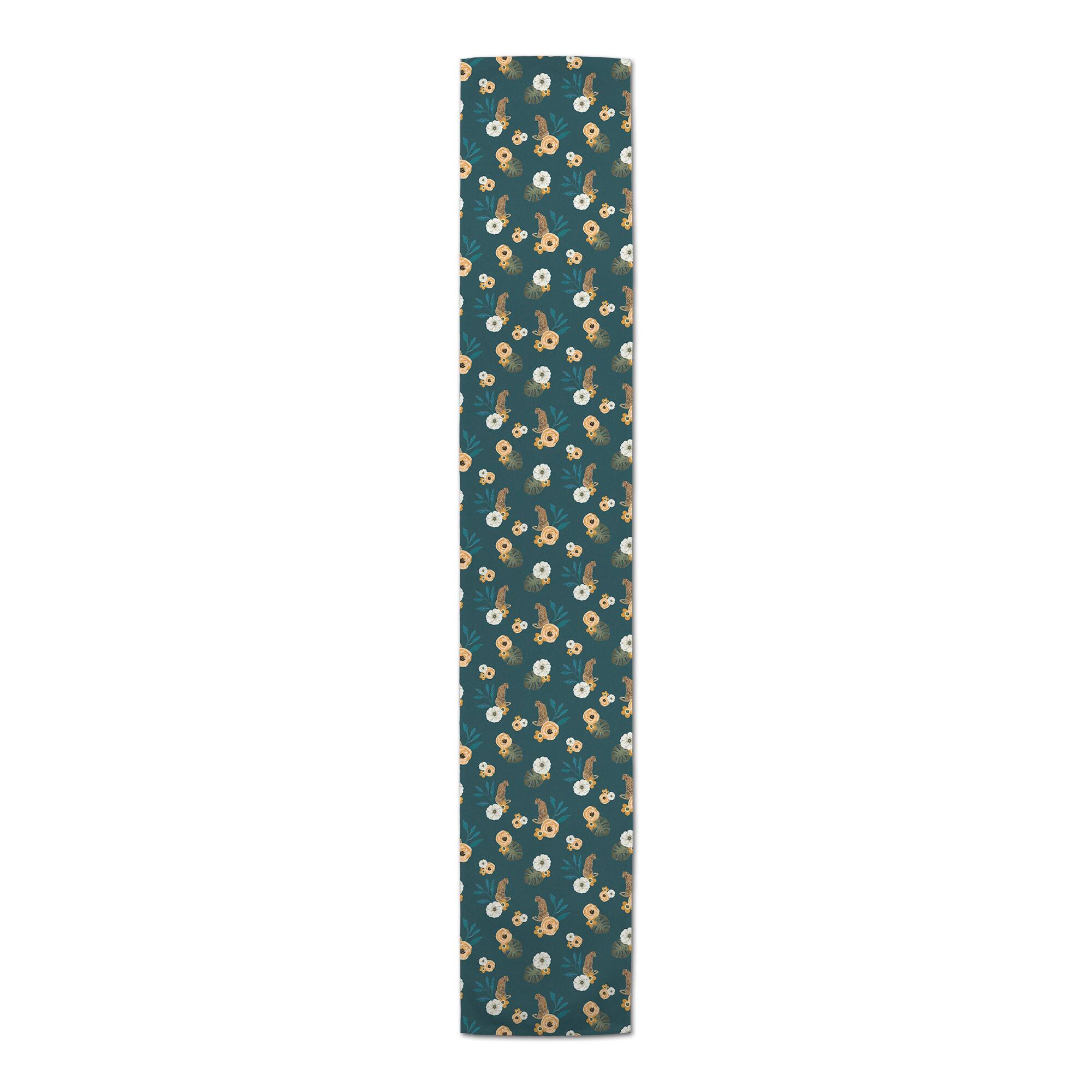 72" Tropical Jag Cotton Twill Runner