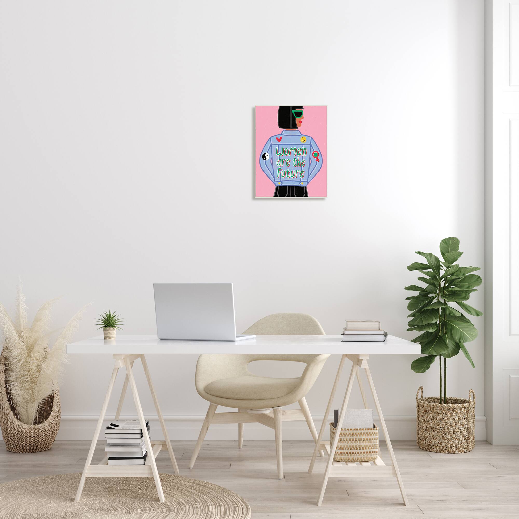 Stupell Industries Women Are The Future Girl Power Quote Wall Art
