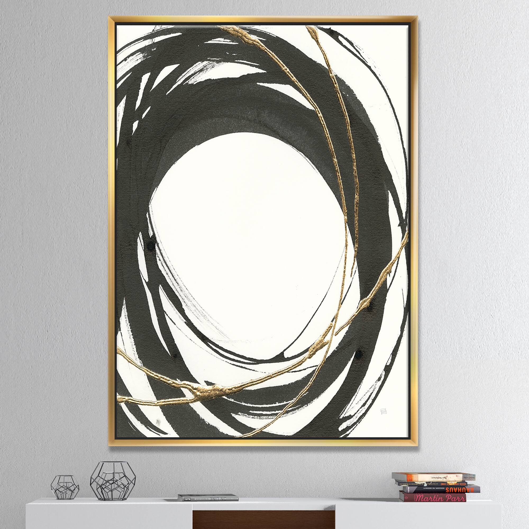 Designart - Gold Glamour Circle II