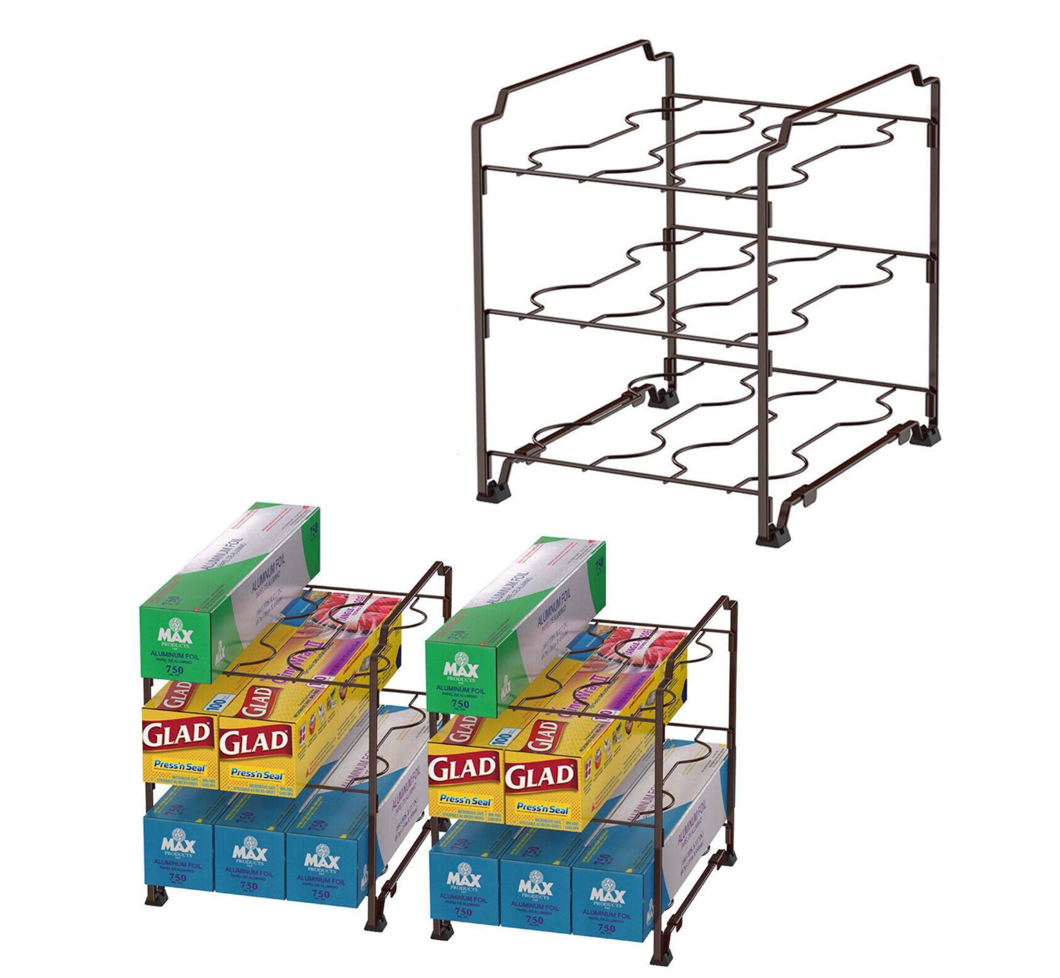 NEX™ Kitchen Wrap Organizer Rack