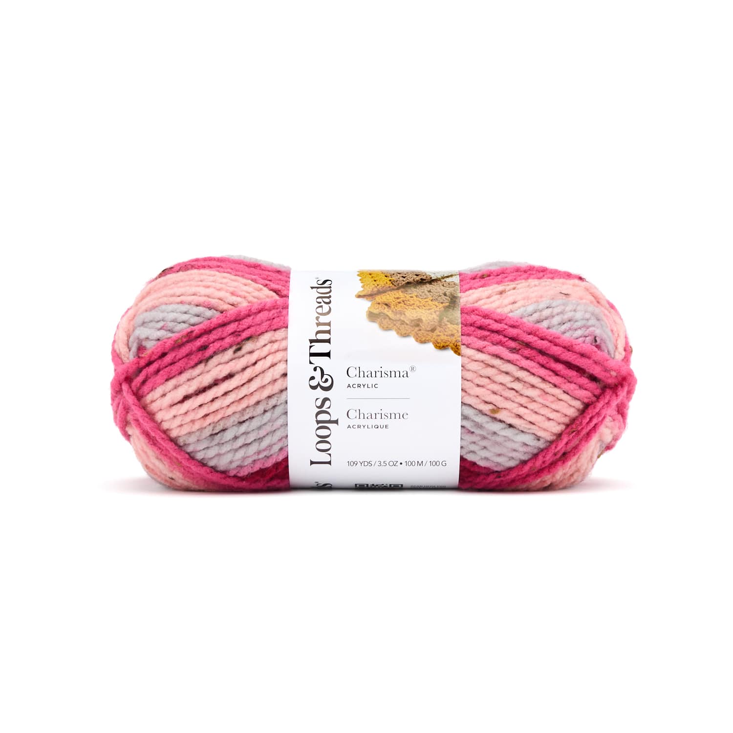 6 Pack: Charisma™ Tweed Stripe Yarn by Loops & Threads®