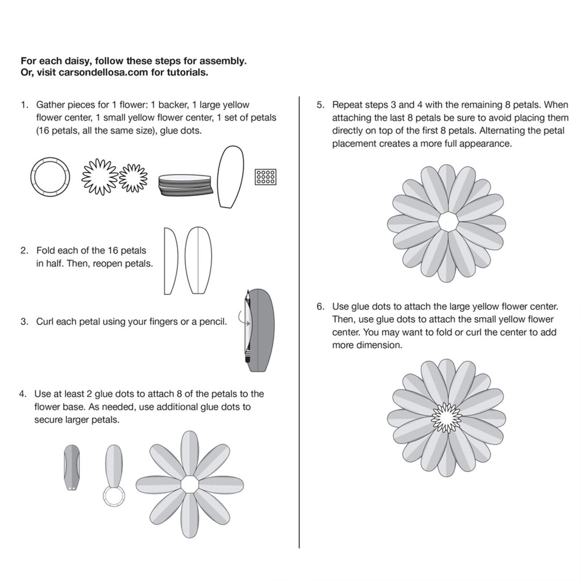 Carson Dellosa® Education Happily Ever Elementary Retro Remix Daisies Accents, 3 Packs of 4