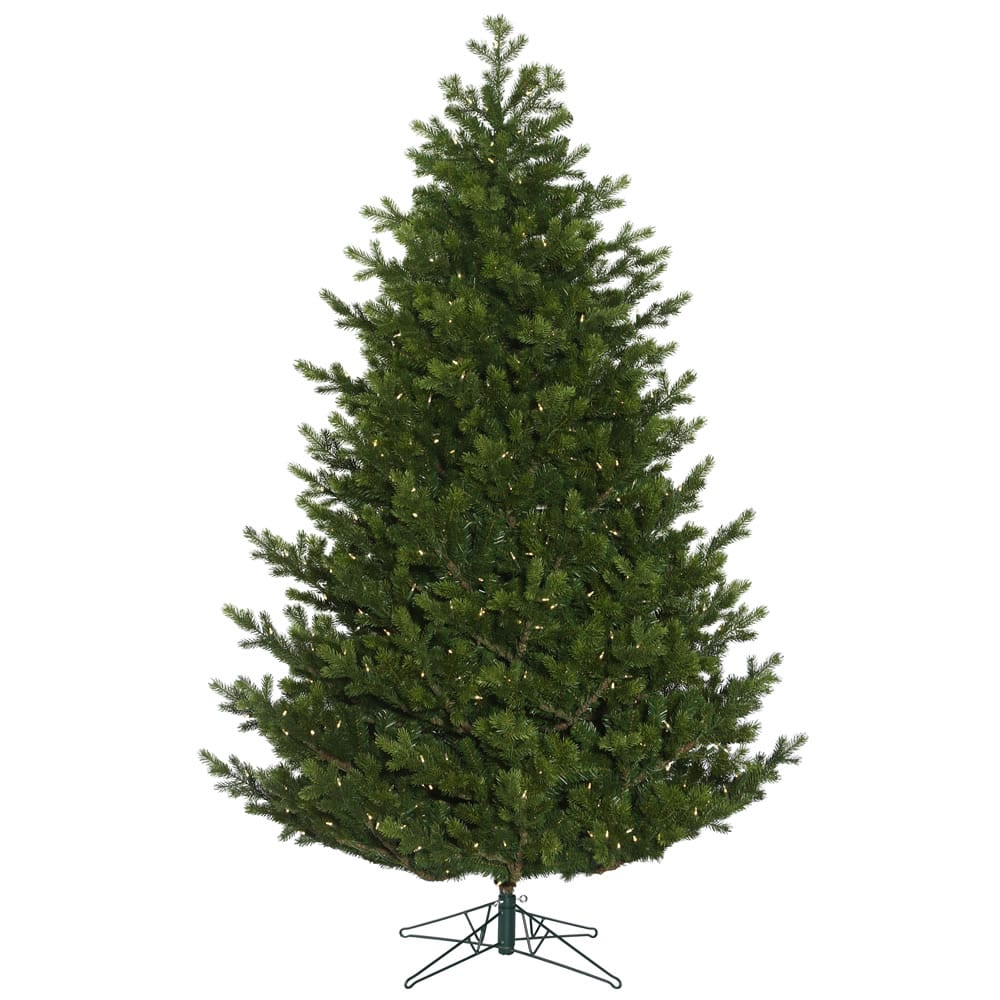 7.5ft. Pre-Lit Eagle Fraser Full Artificial Christmas Tree, Warm White Dura-Lit® LED Lights
