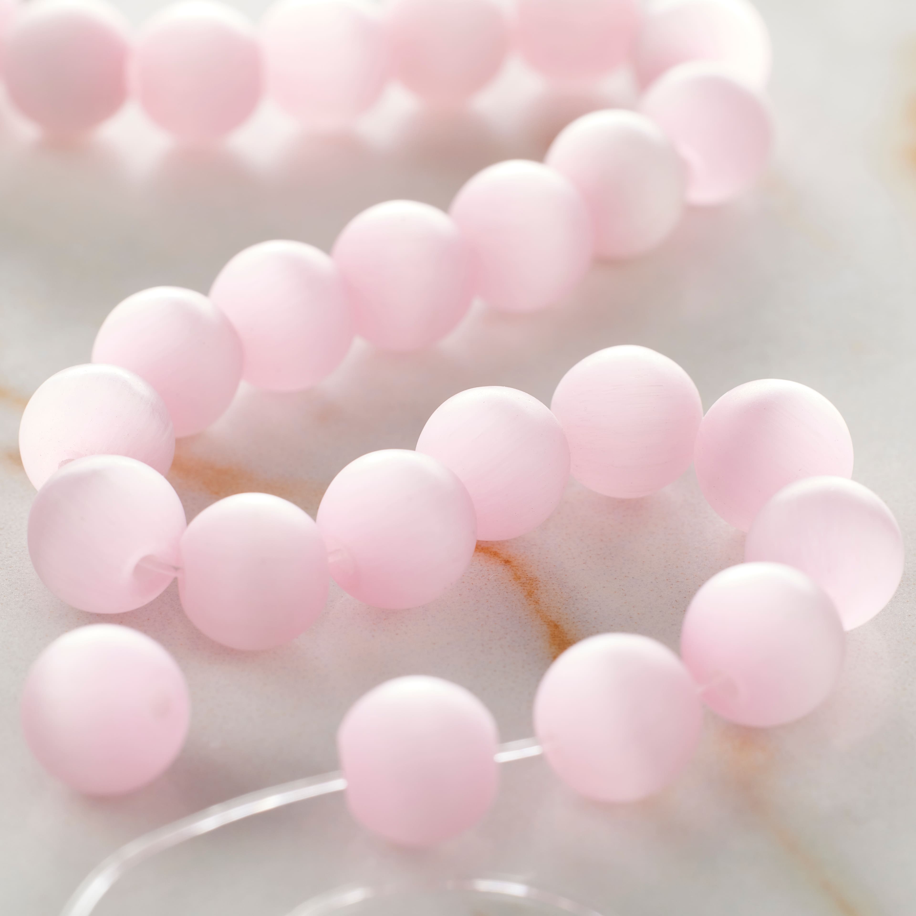 12 Pack: Glass Cat's Eye Round Beads, 8mm by Bead Landing™