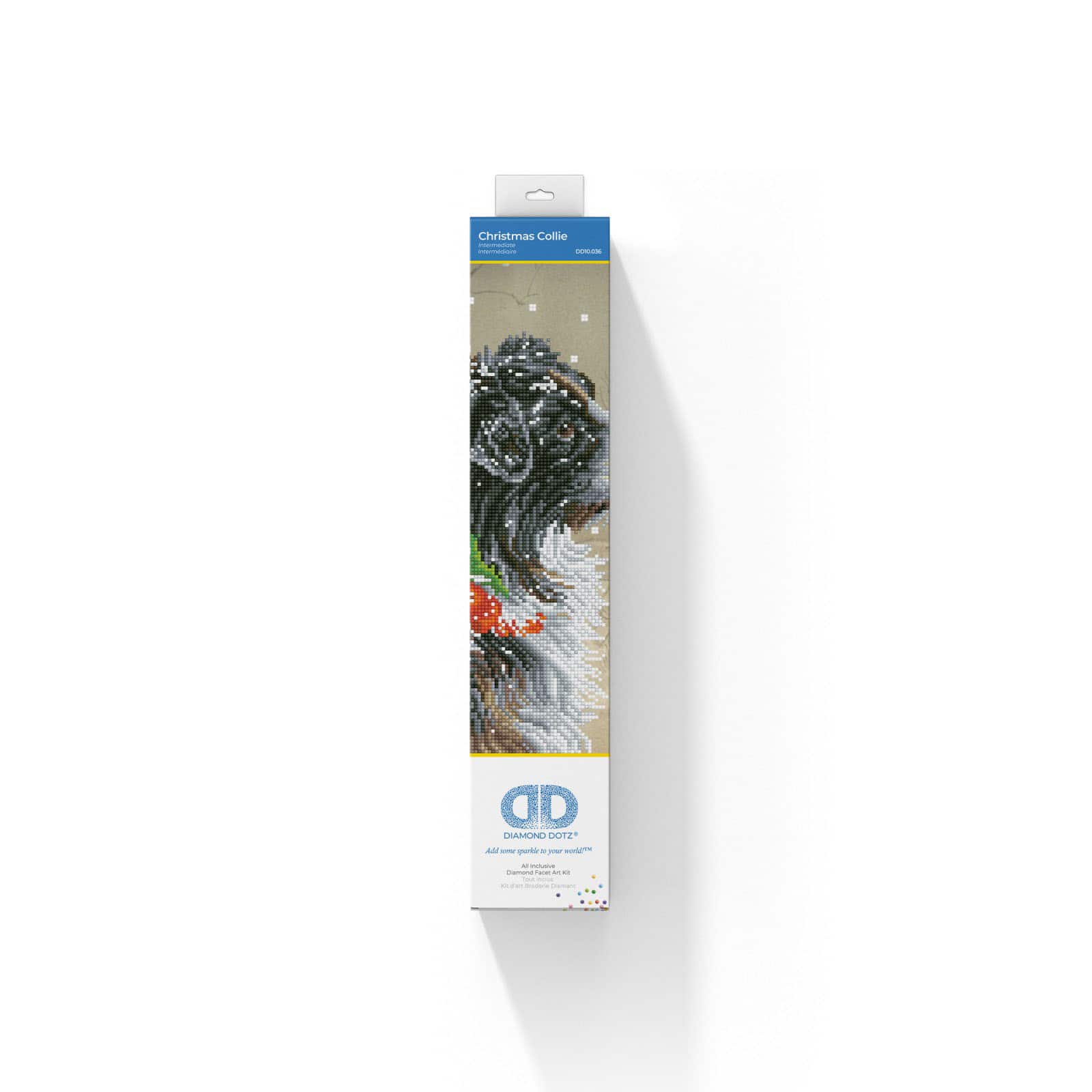 Diamond Dotz® Intermediate Christmas Collie Diamond Painting Kit