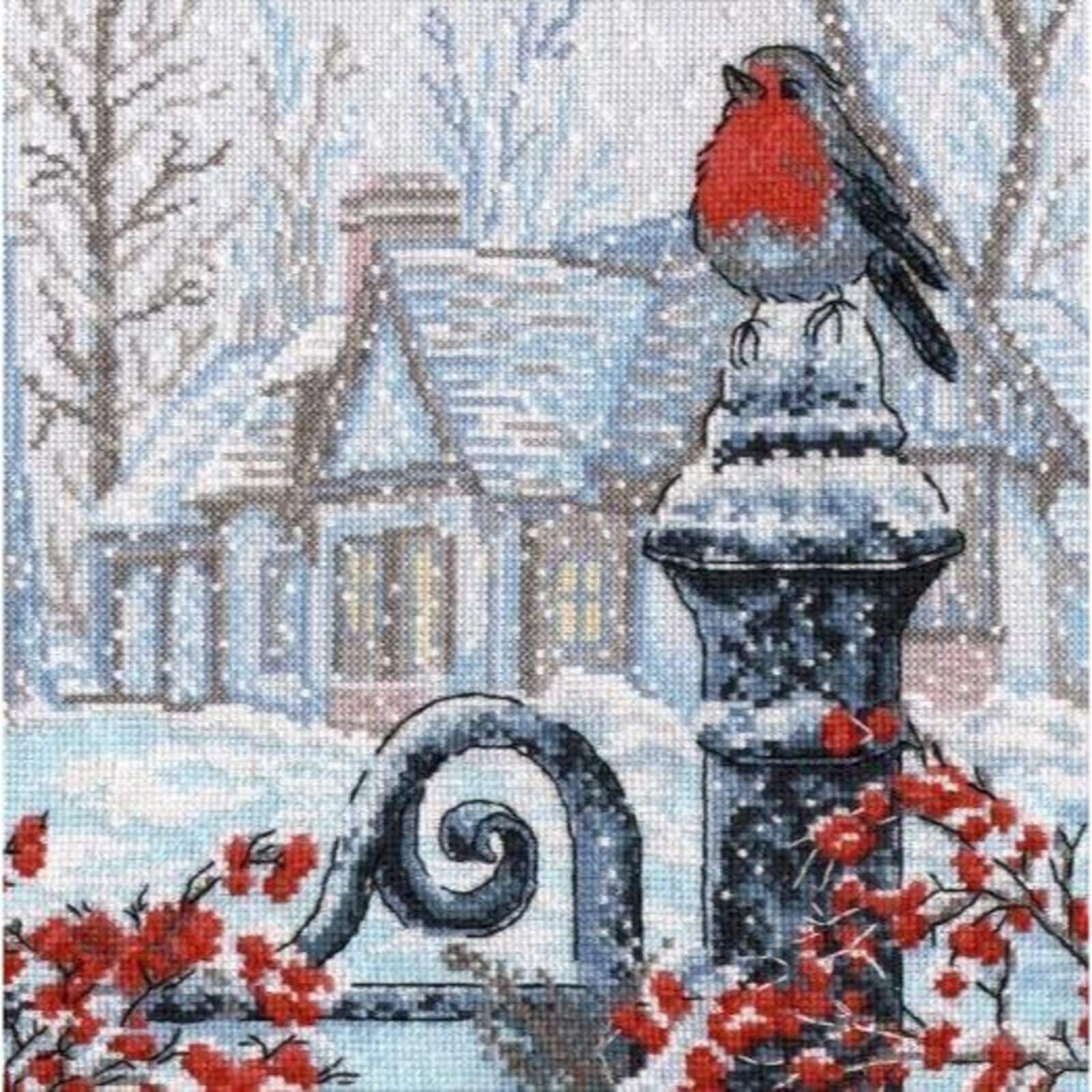 Oven Christmas Morning  Cross Stitch Kit