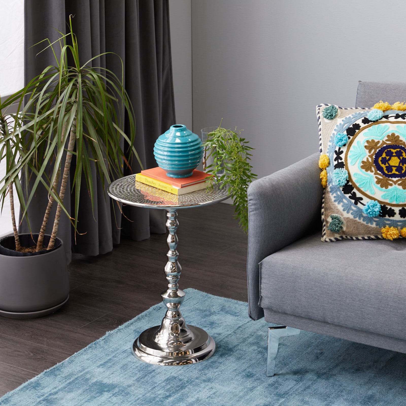 16" Silver Glam Coffee Table