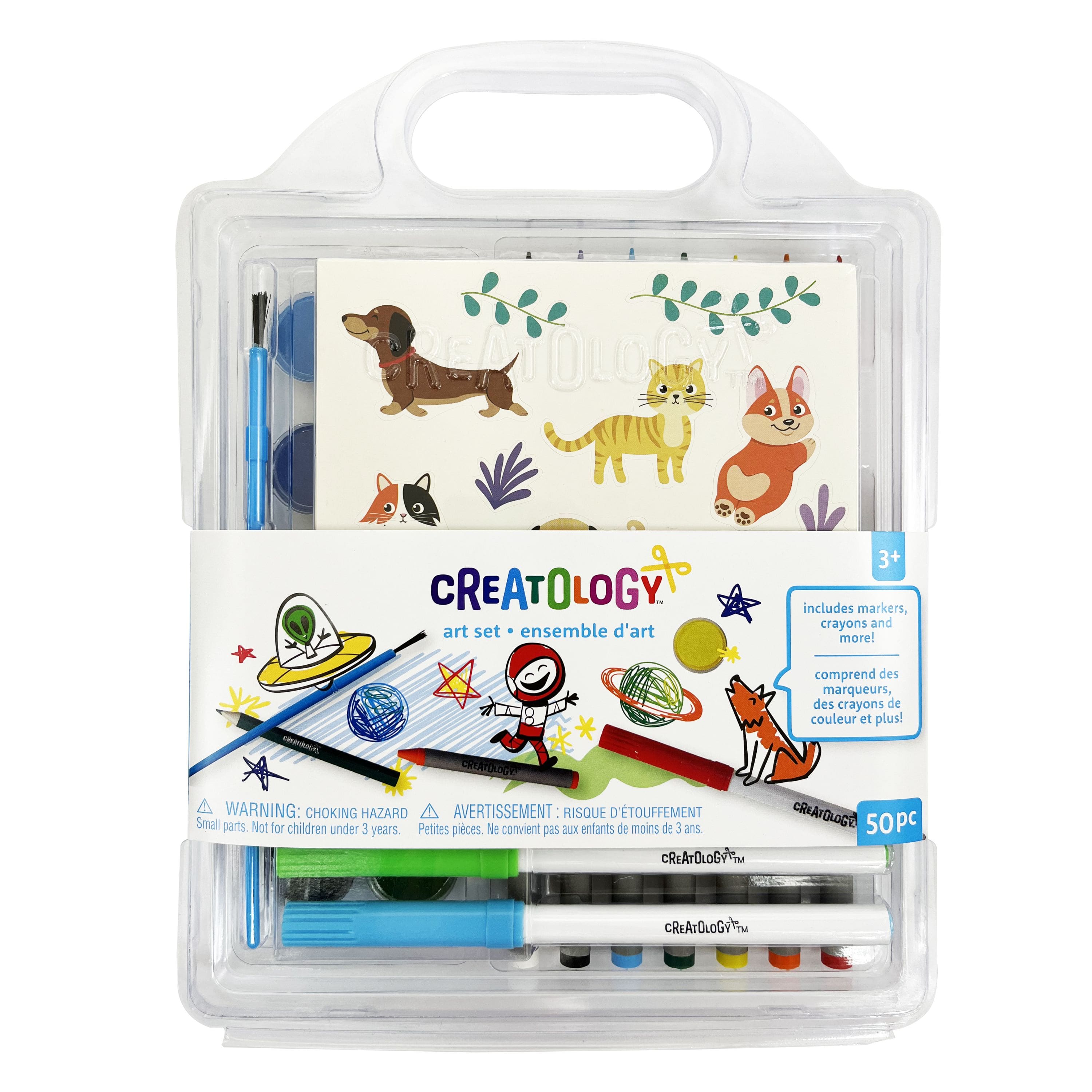 12 Pack: 50 Piece Mini Washable Art Set by Creatology™