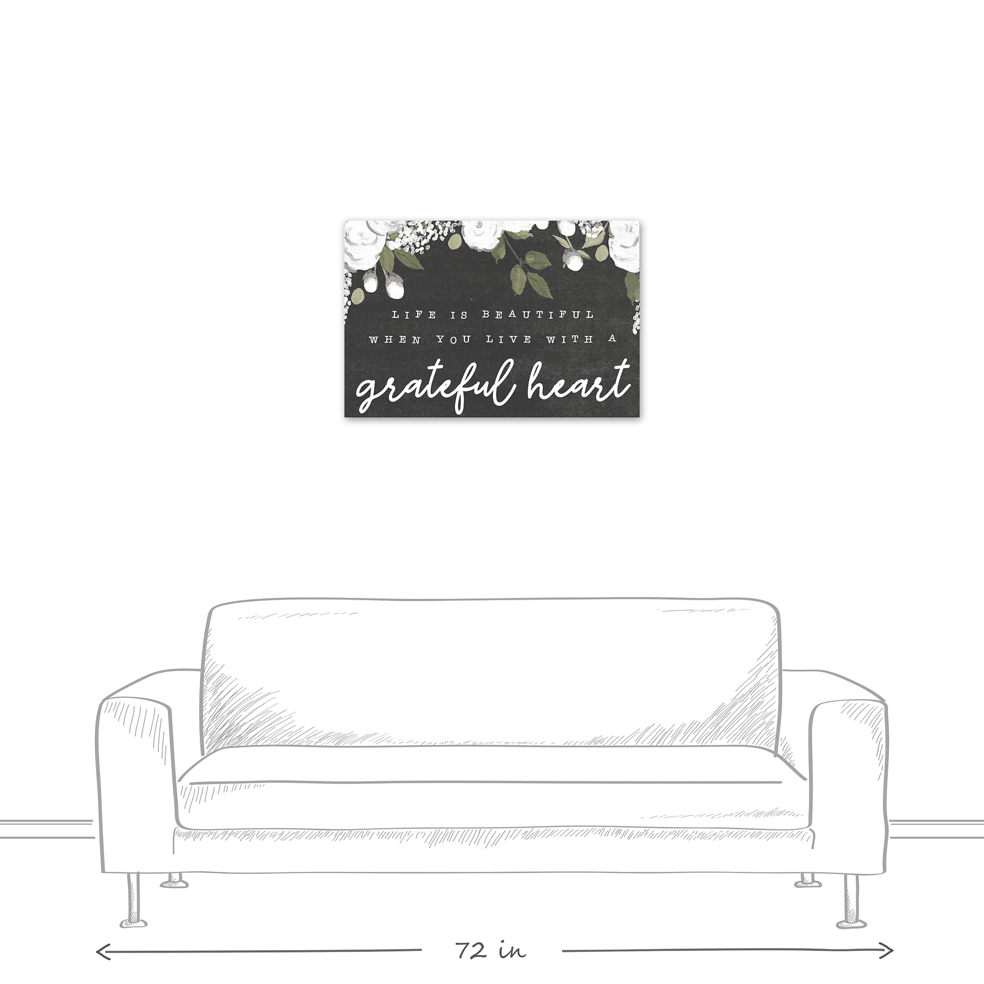 Life is Beautiful Canvas Wall Art