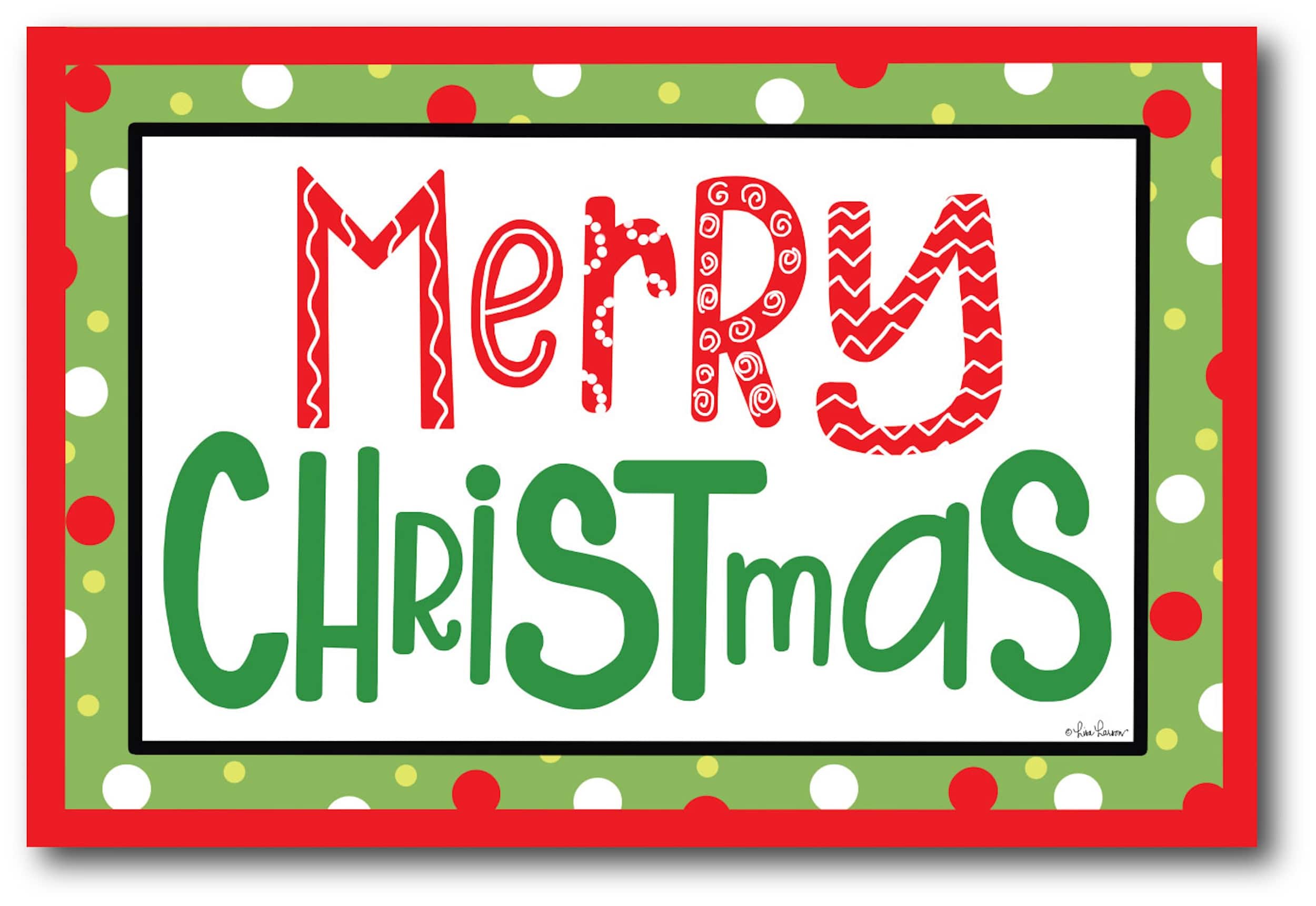 Courtside Market® Merry Christmas II Gallery-Wrapped Canvas Wall Art