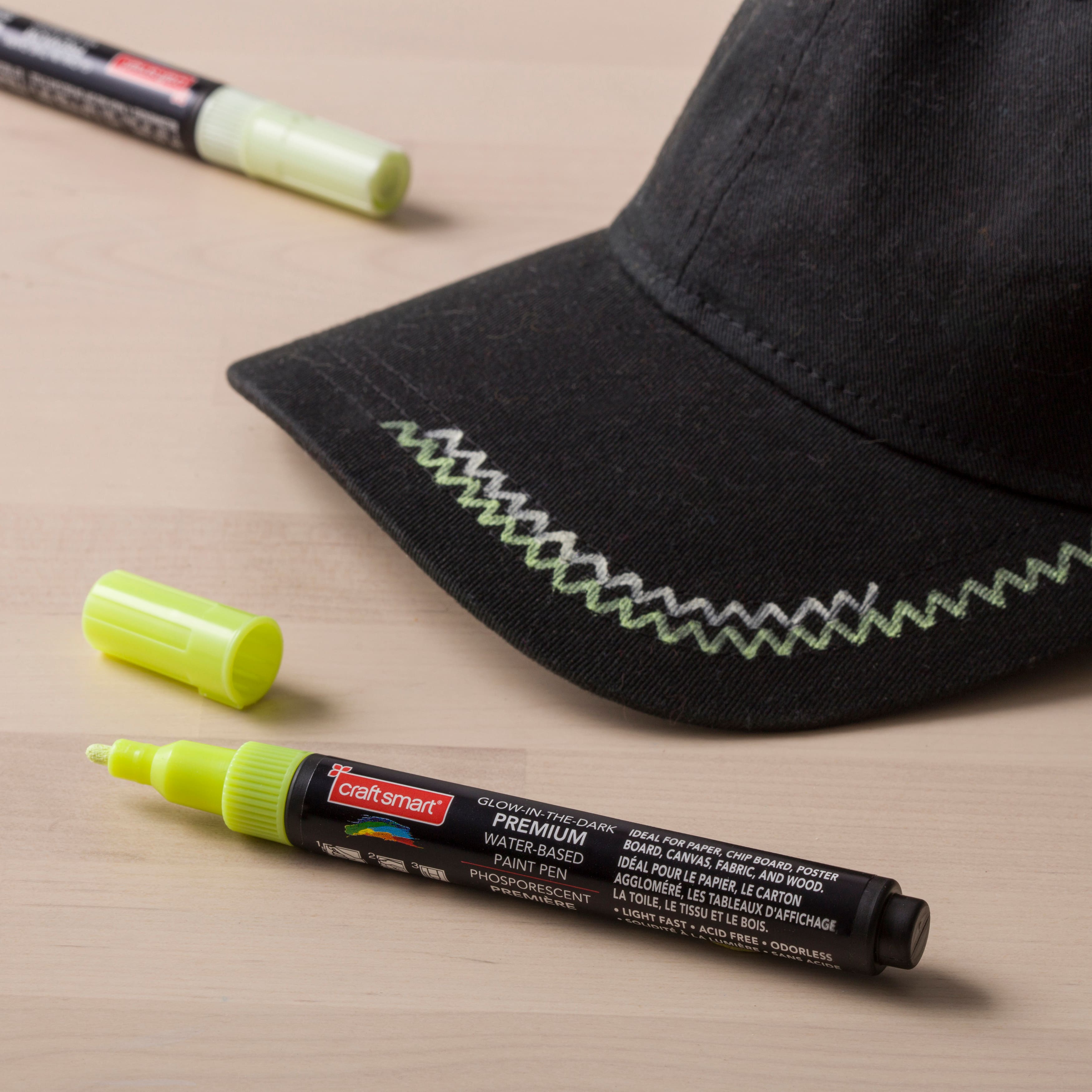 12 Pack: Premium Medium Tip Glow-in-the-Dark Water-Based Paint Pen by Craft Smart®