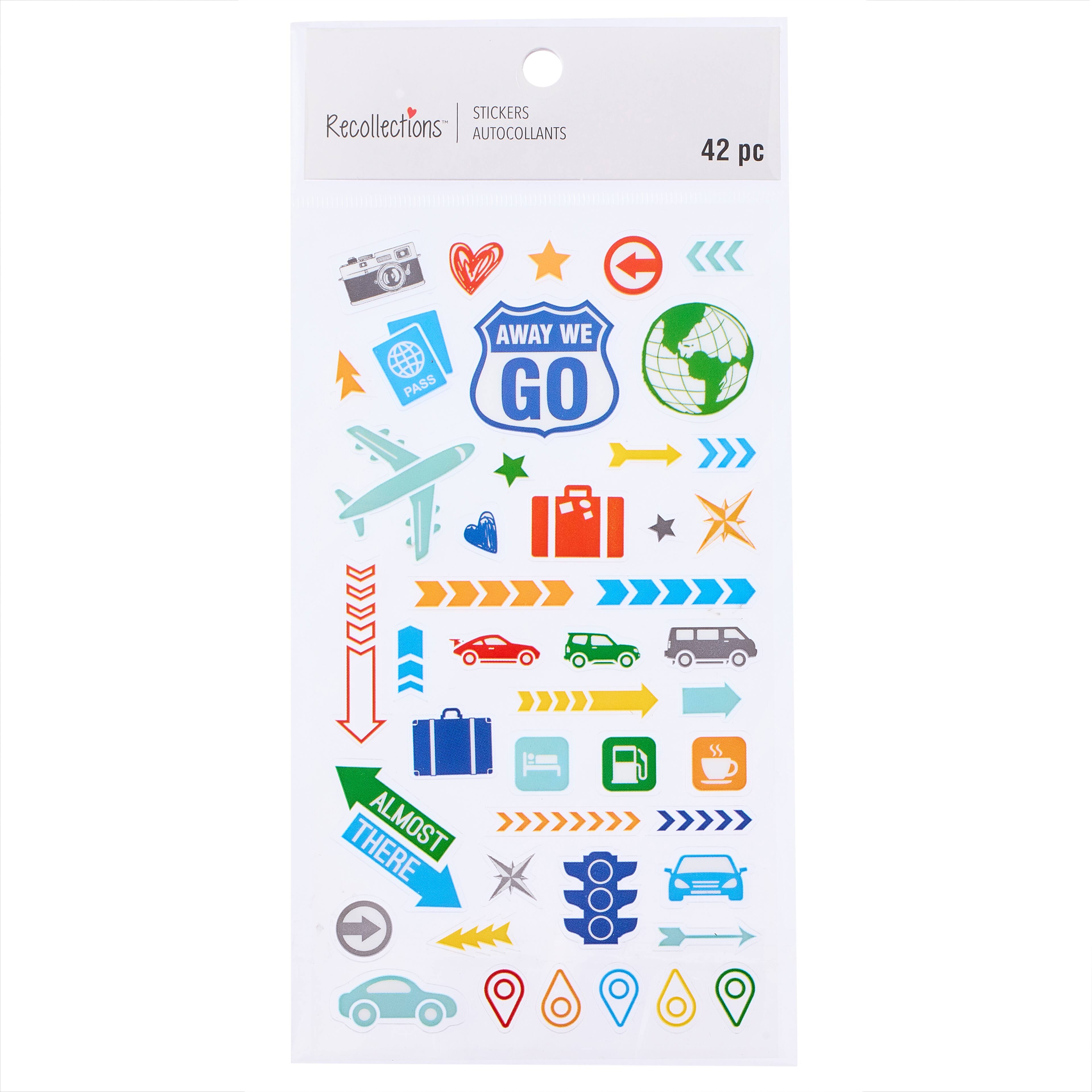Travel Icons Stickers by Recollections™