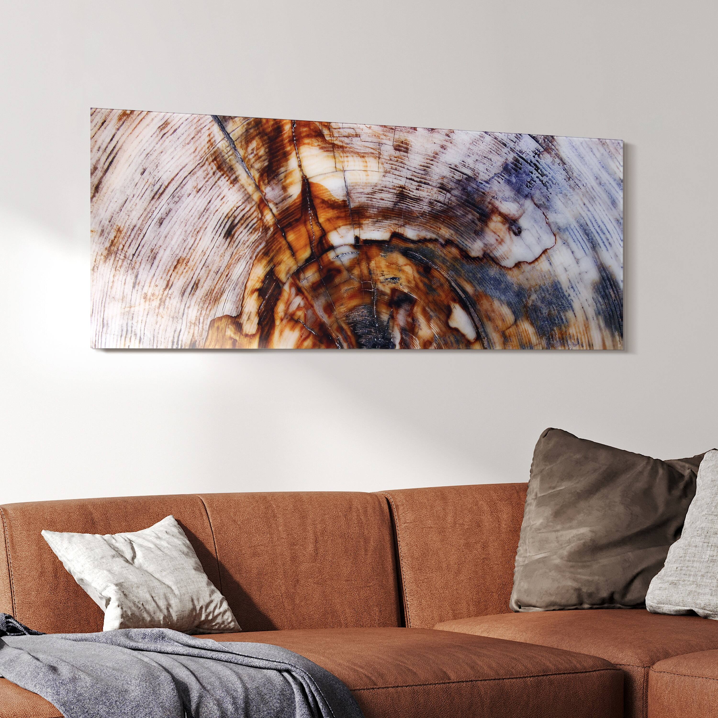 Empire Art Direct 63" x 24" Impact A Free Floating Tempered Glass Wall Art