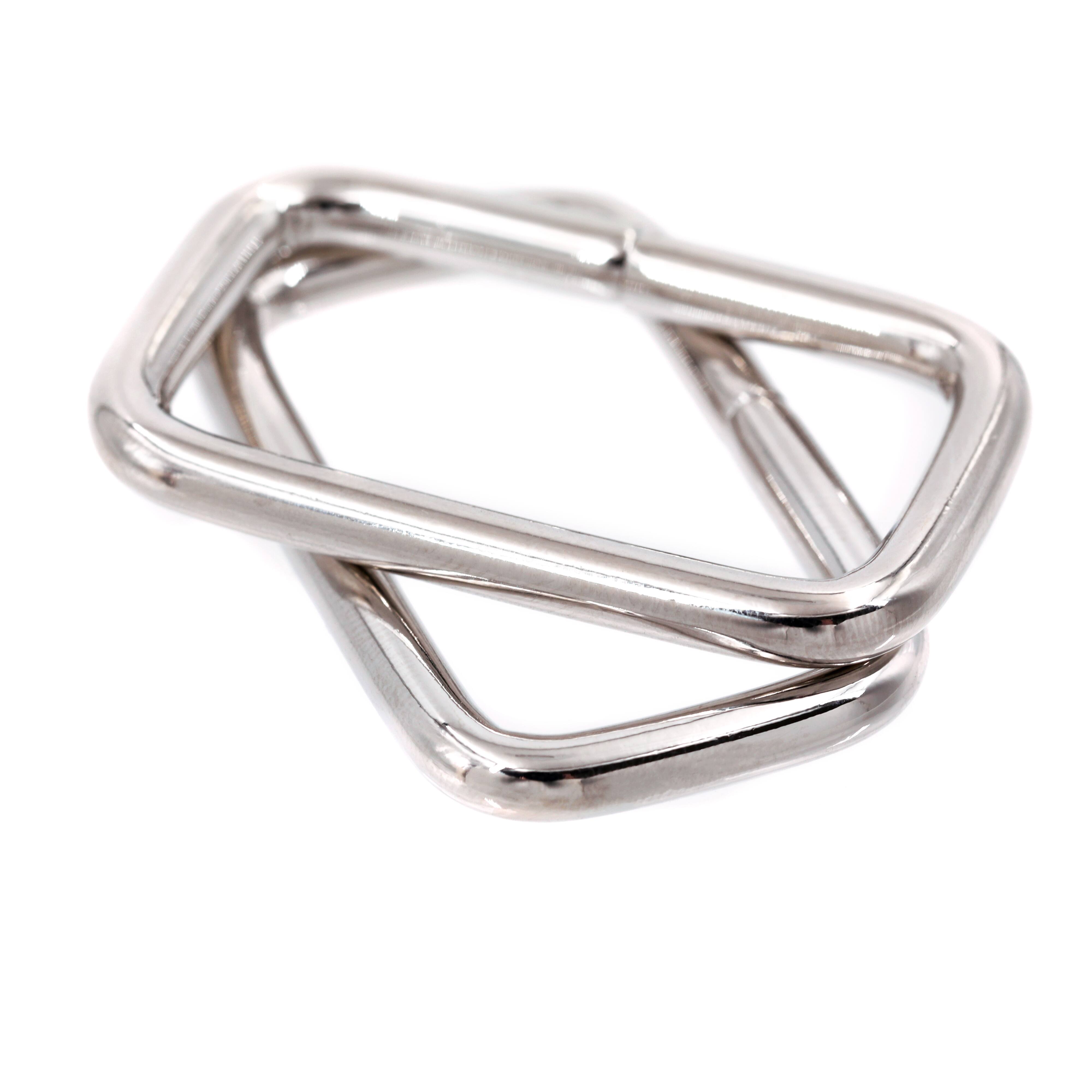 Rhodium Rectangle Rings, 2ct. by Bead Landing™