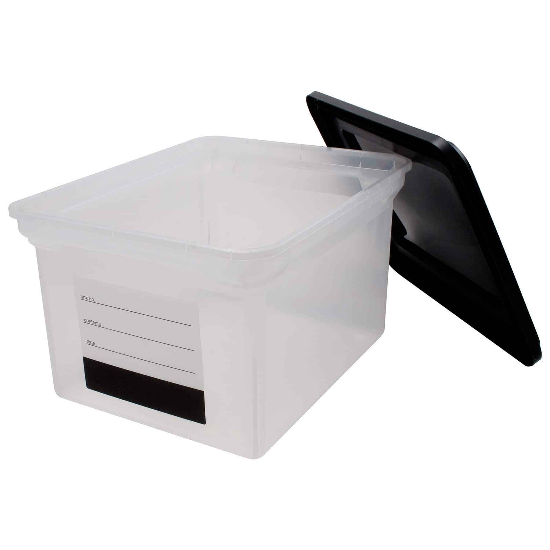 Innovative Storage File Tote with Contents Label