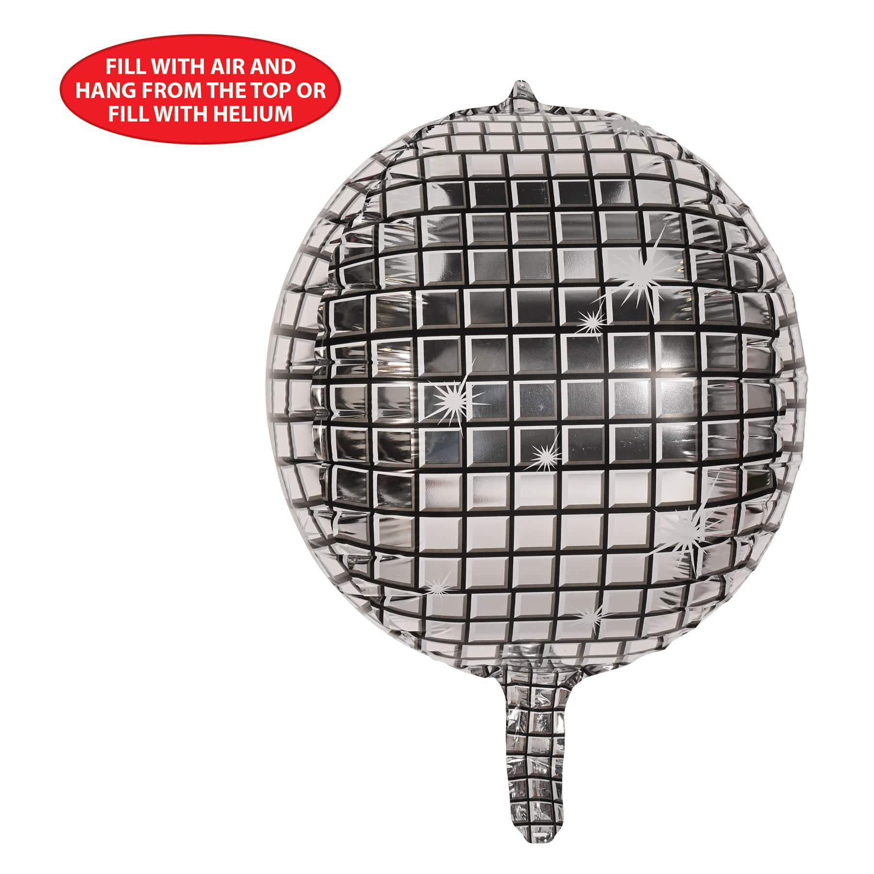 Beistle 14.5" x 13" Disco Ball Balloons, 6ct.