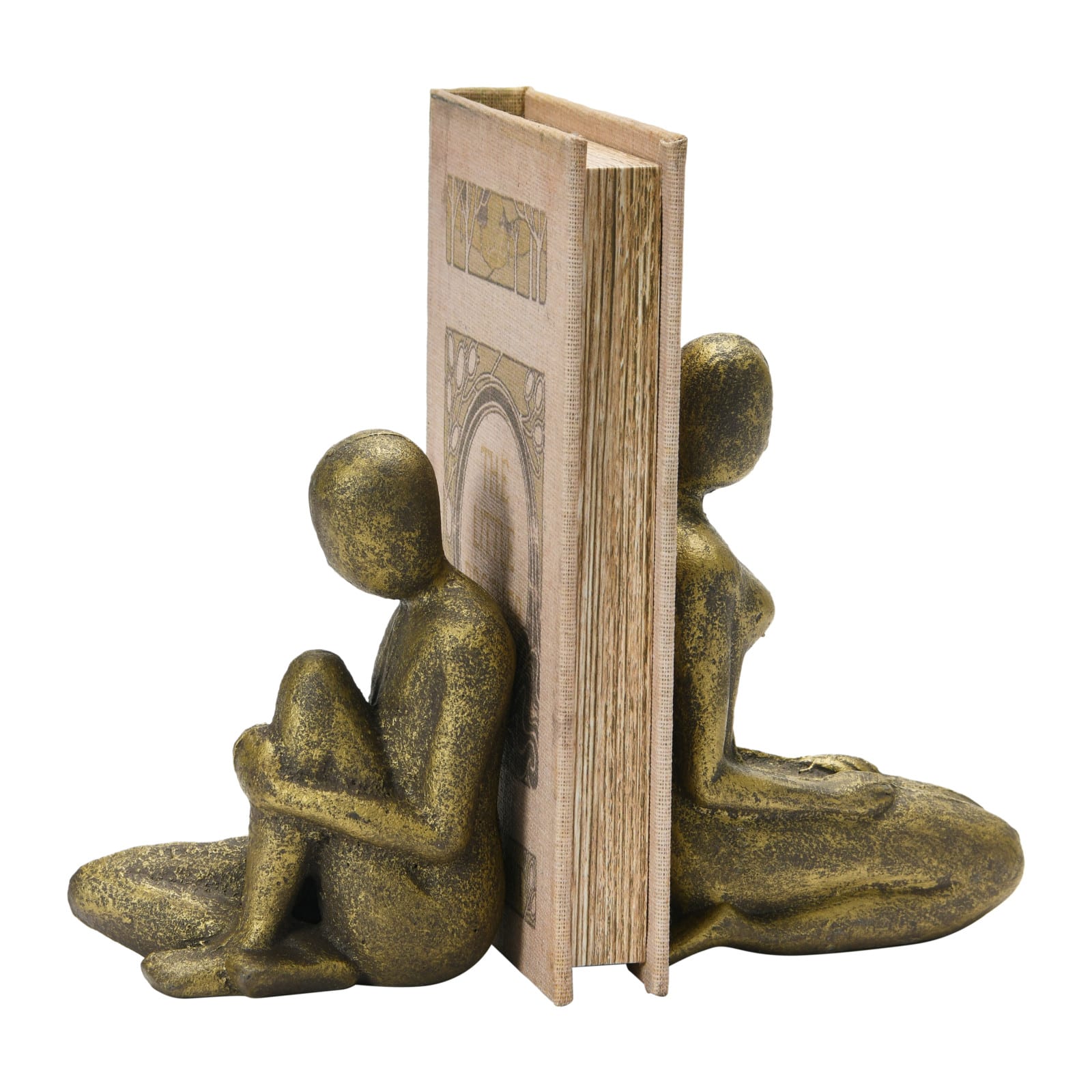 Hello Honey® 9" Sitting Women Bookends Cast Iron, 2ct.